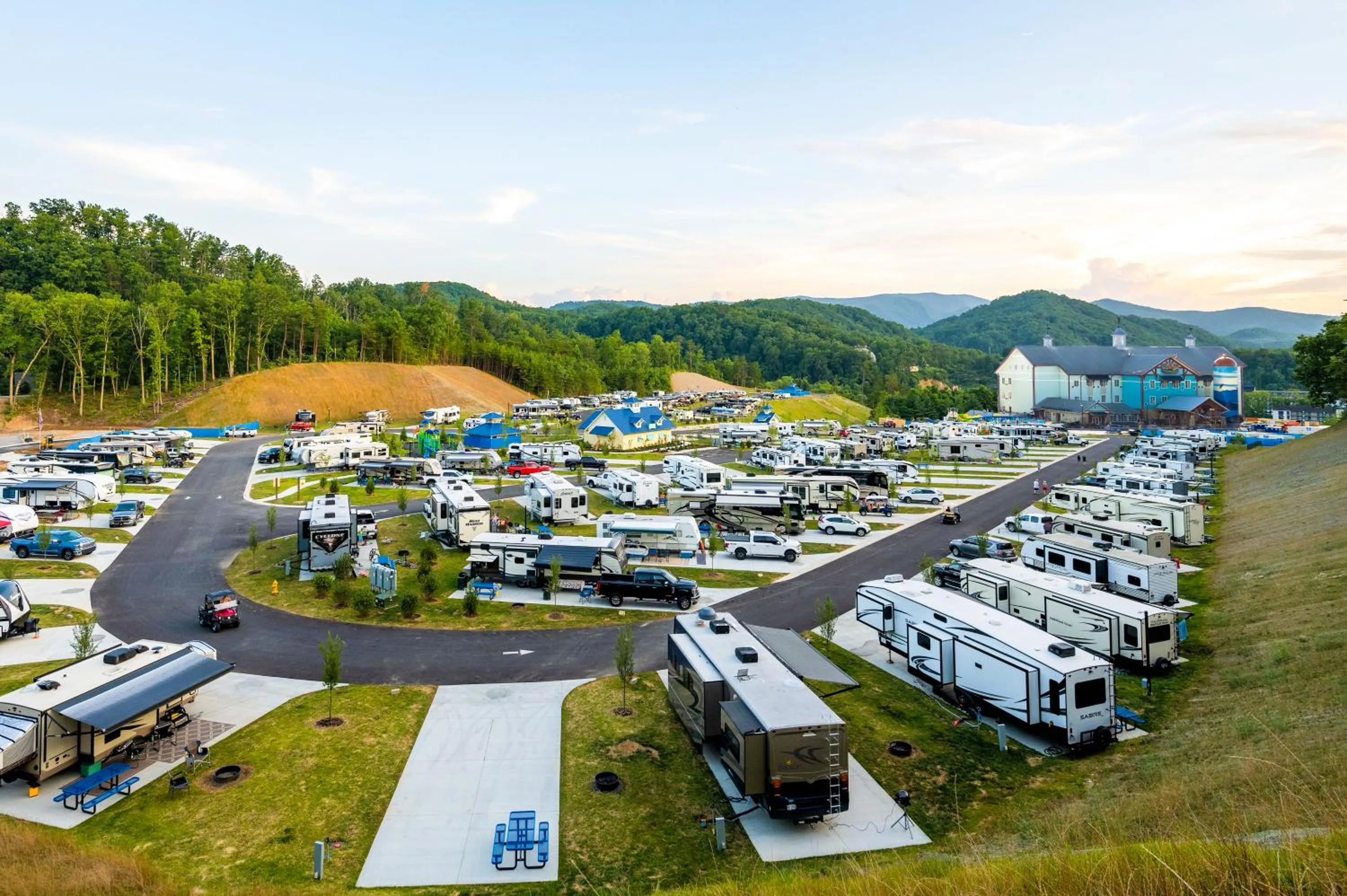 Property building in The Lodge at Camp Margaritaville