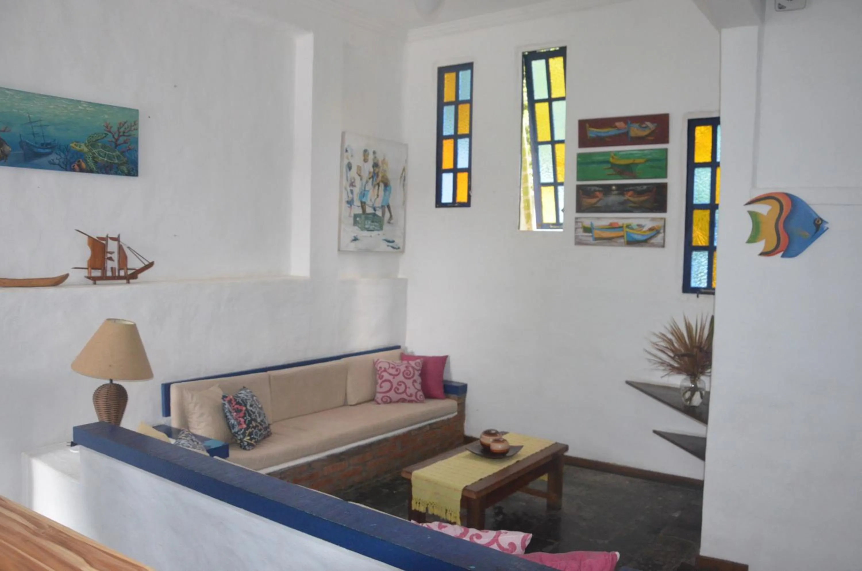 Lobby or reception in Pousada Bicho do Mar