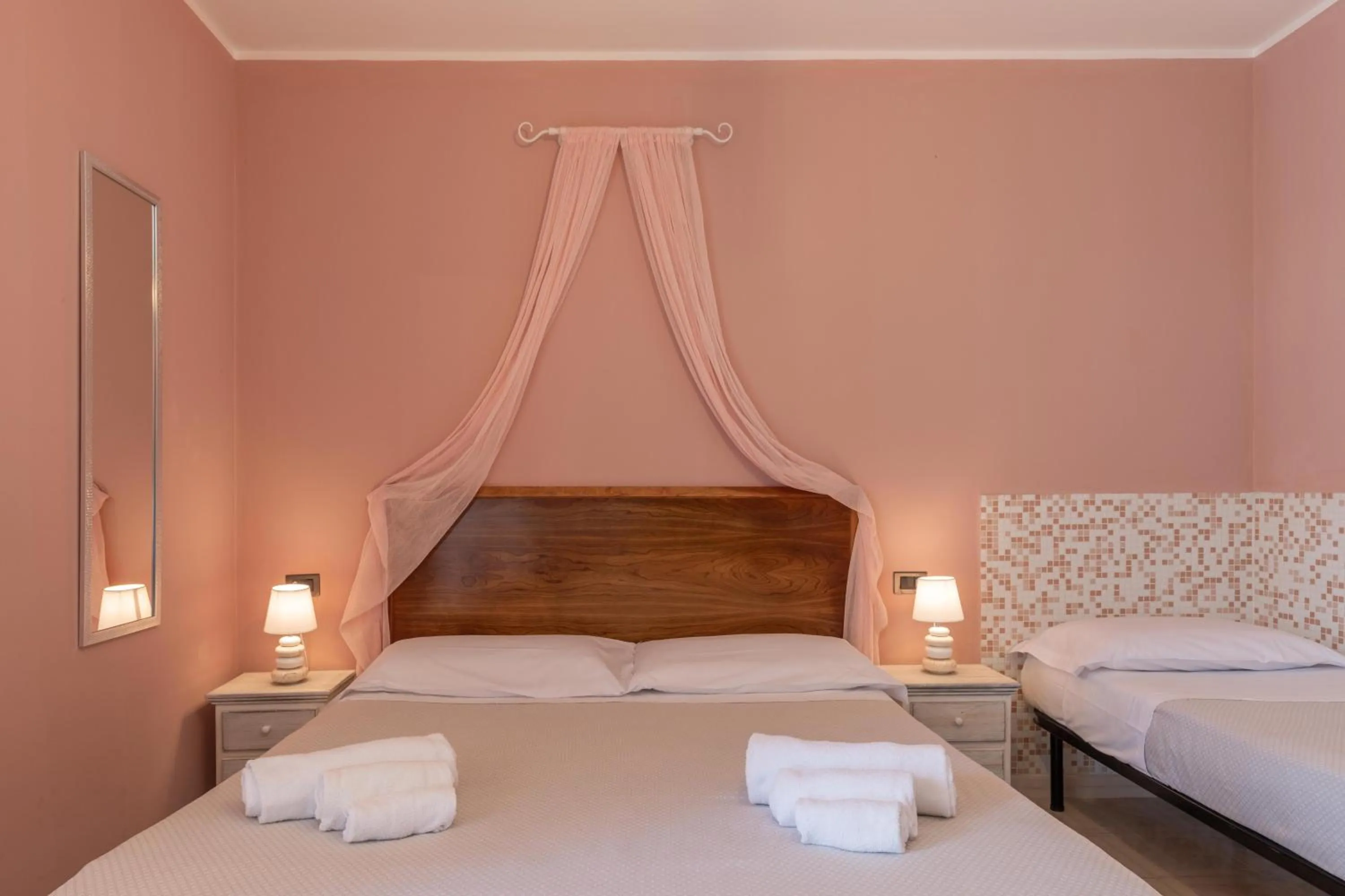 Bed in Hotel Riva Etrusca