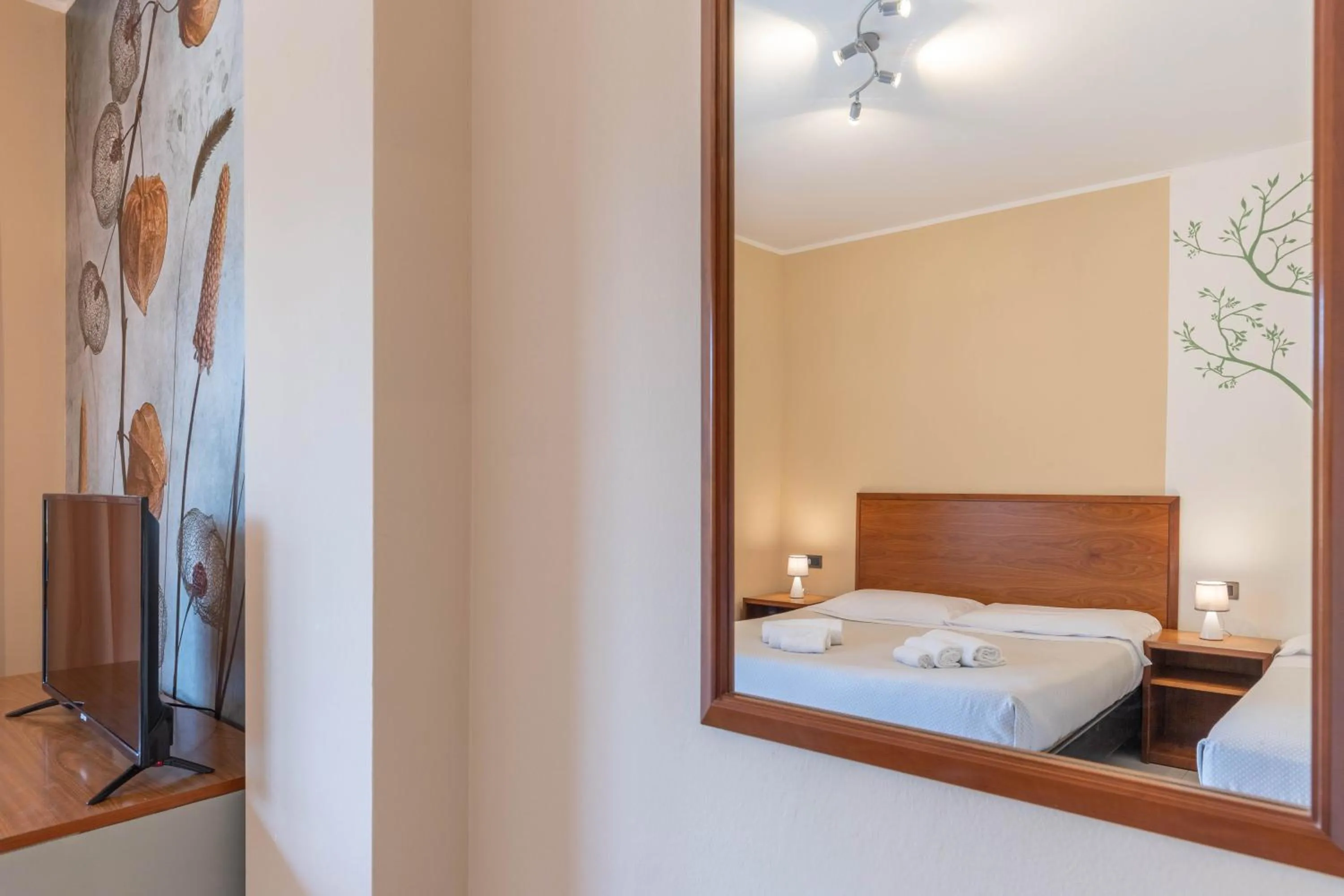 Bed in Hotel Riva Etrusca