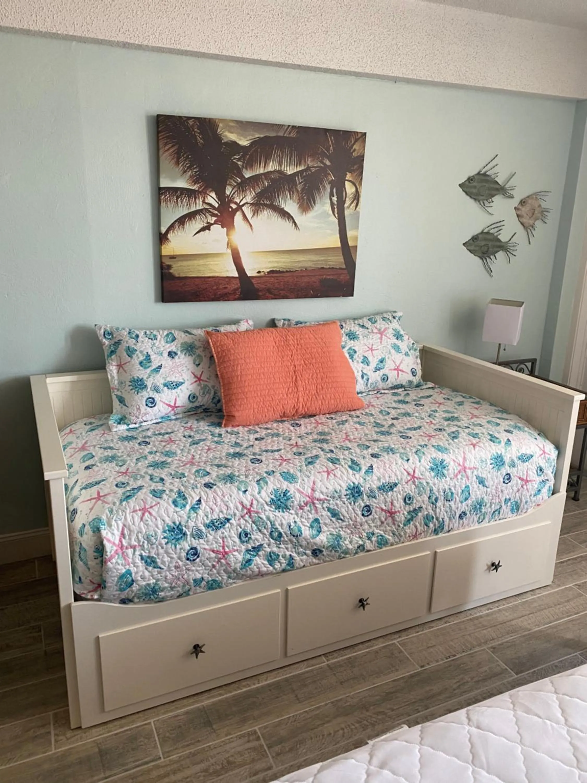 Bed in I Need A Vacay Now! Remodeled Studio