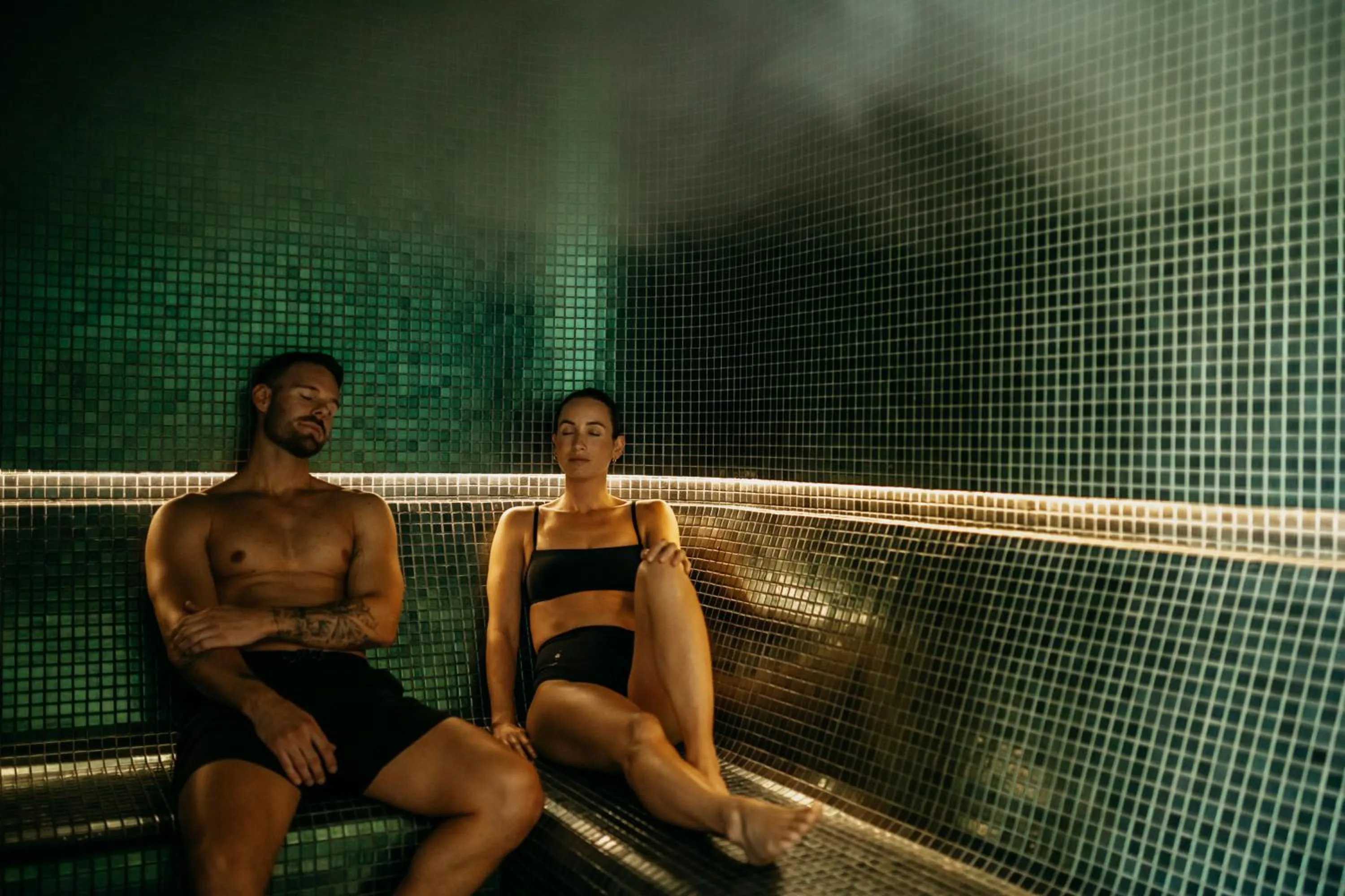 Steam room in Astina Suites, Penrith