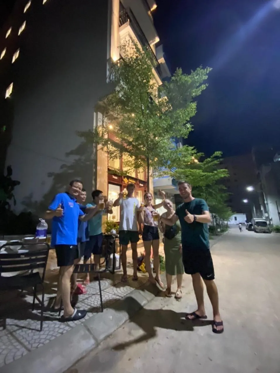 group of guests in Catba View Hotel