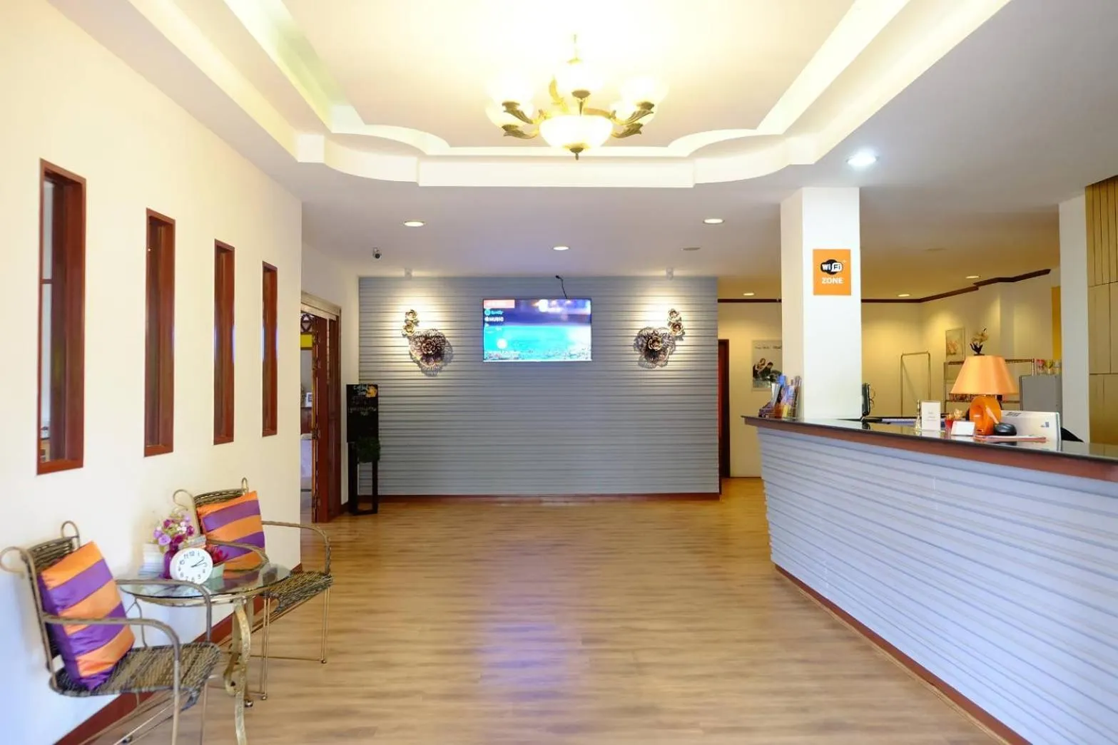 Lobby or reception in WeRest Hotel