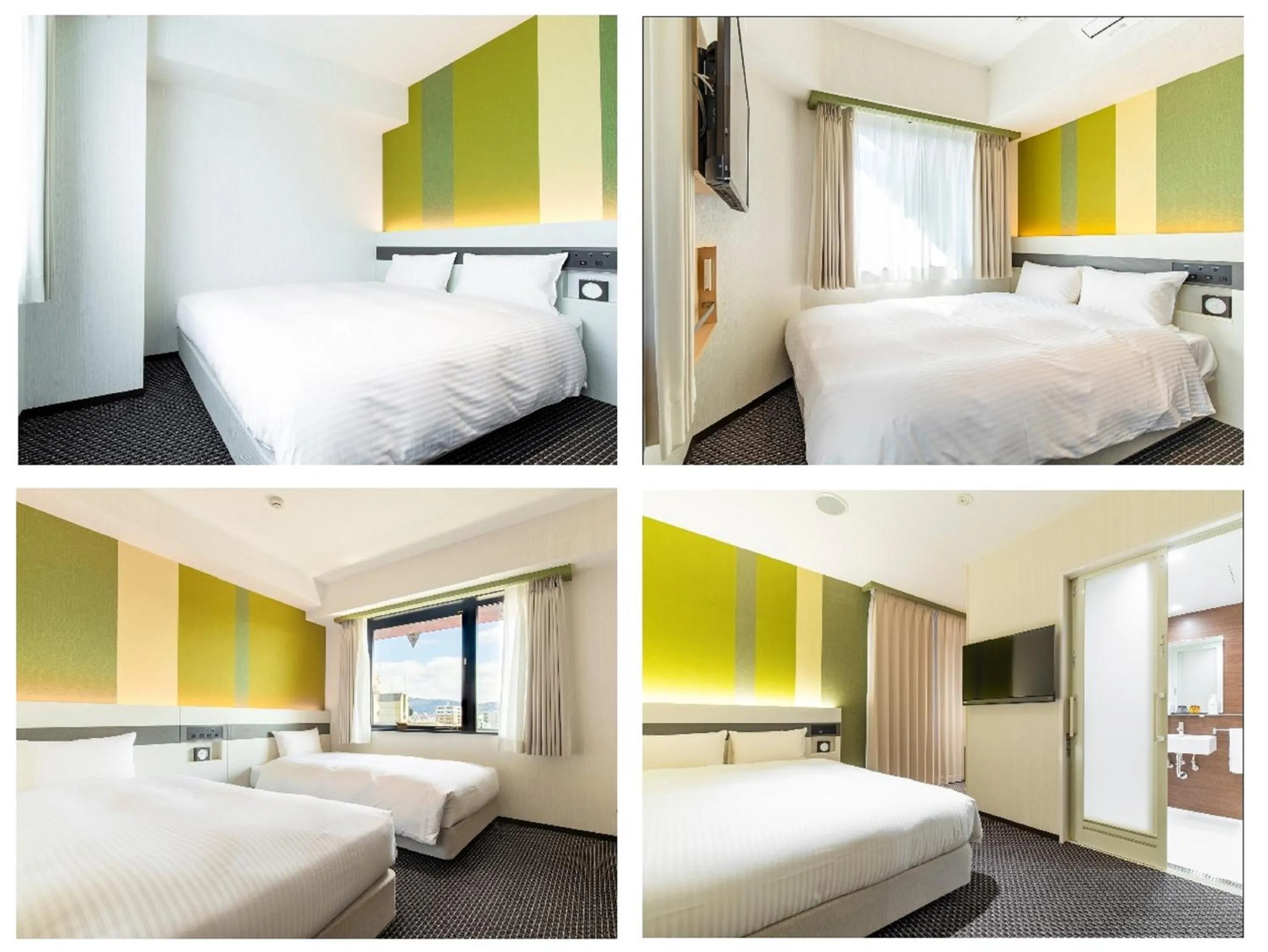 Photo of the whole room, Bed in CHISUN STANDARD Kyoto Horikawa Gojo