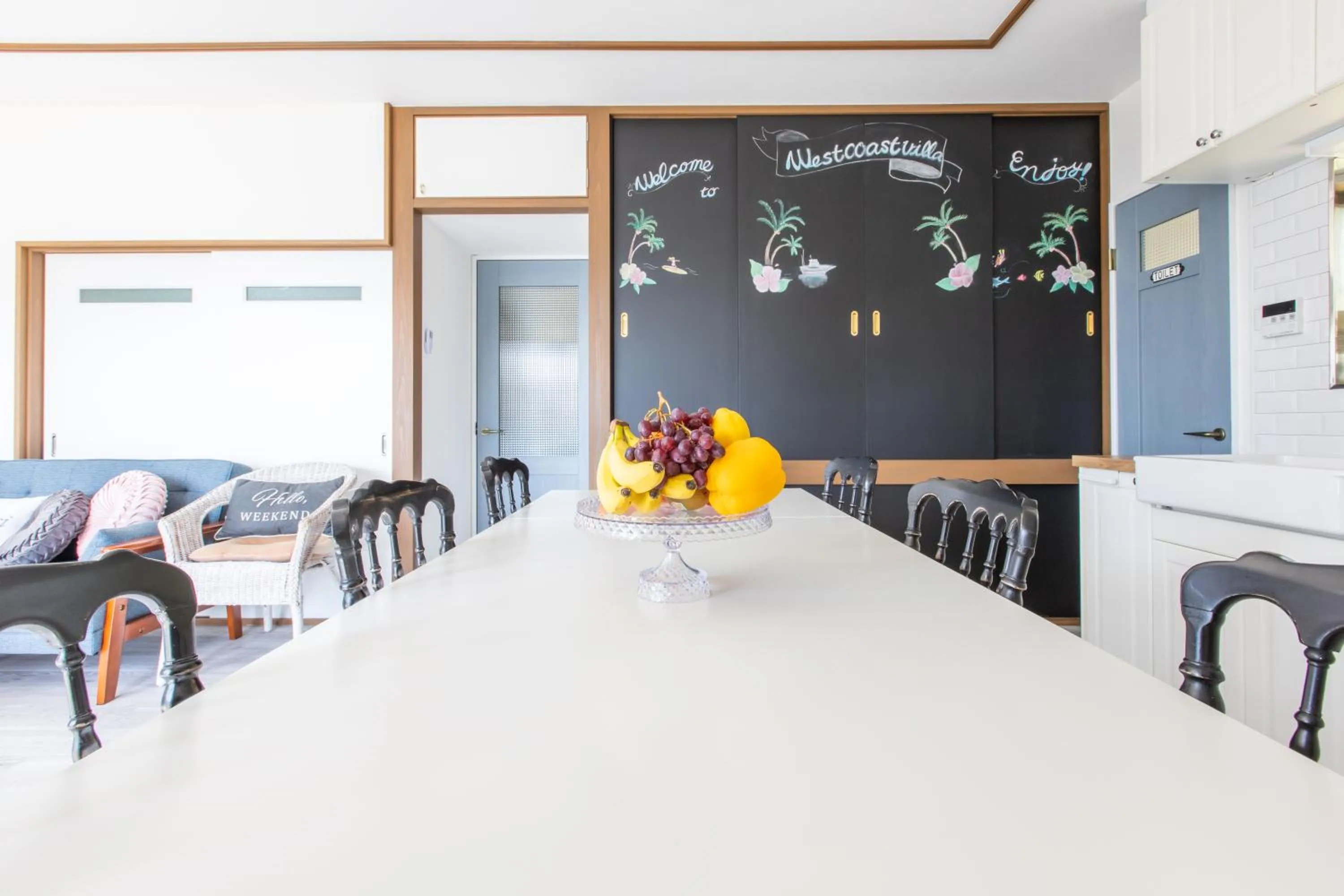Dining area in West Coast Villa Shirahama