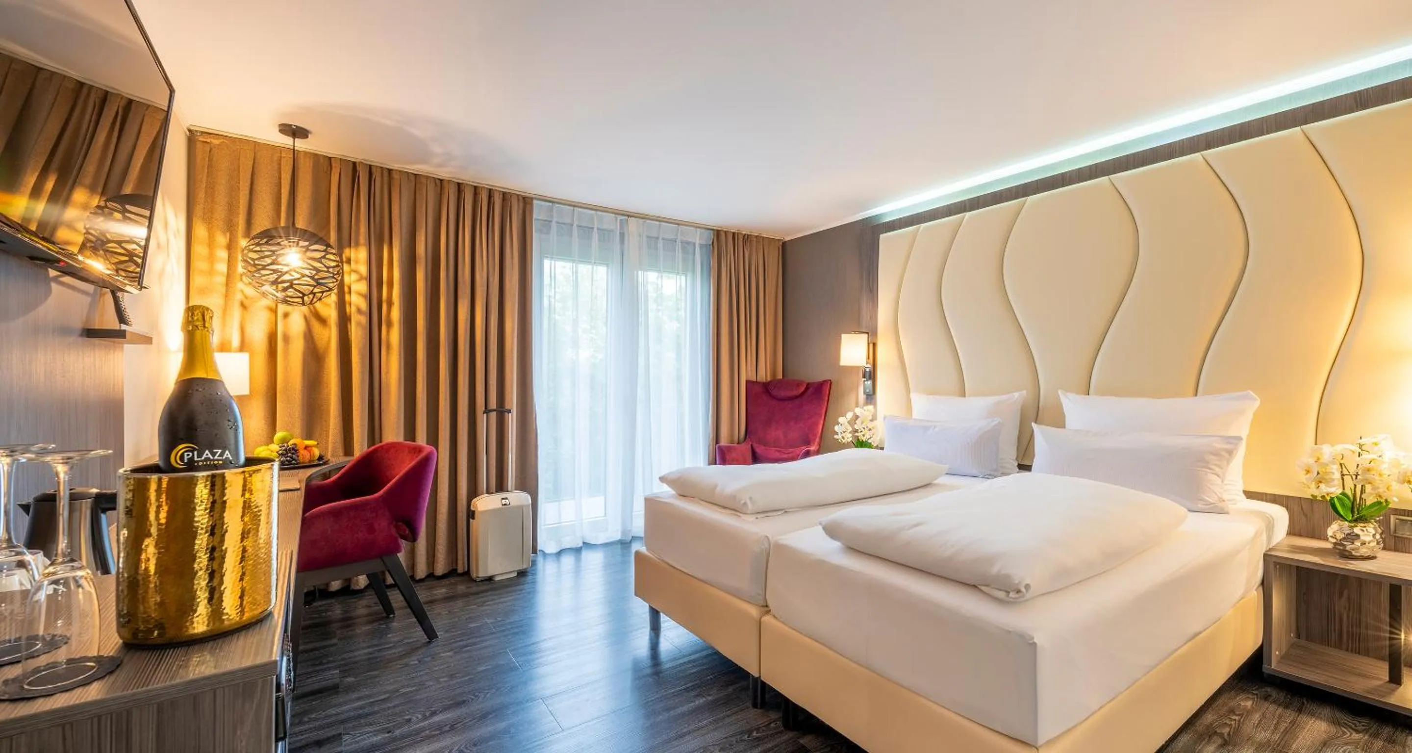 Photo of the whole room, Bed in PLAZA Residence Stuttgart-Ditzingen