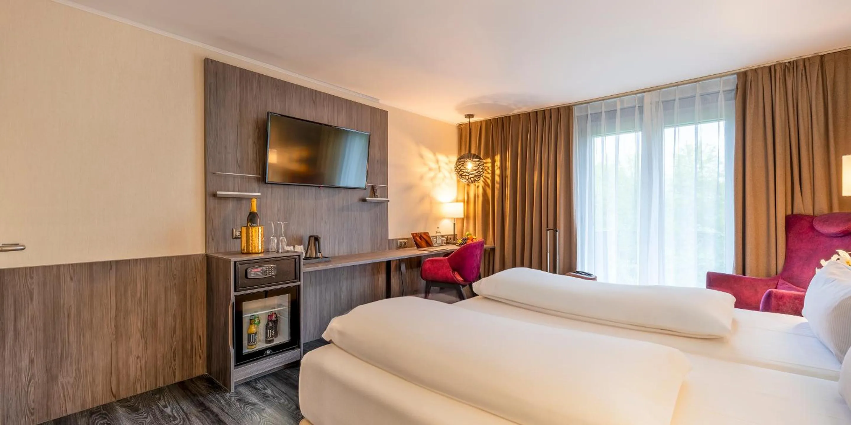 Bed in PLAZA Residence Stuttgart-Ditzingen