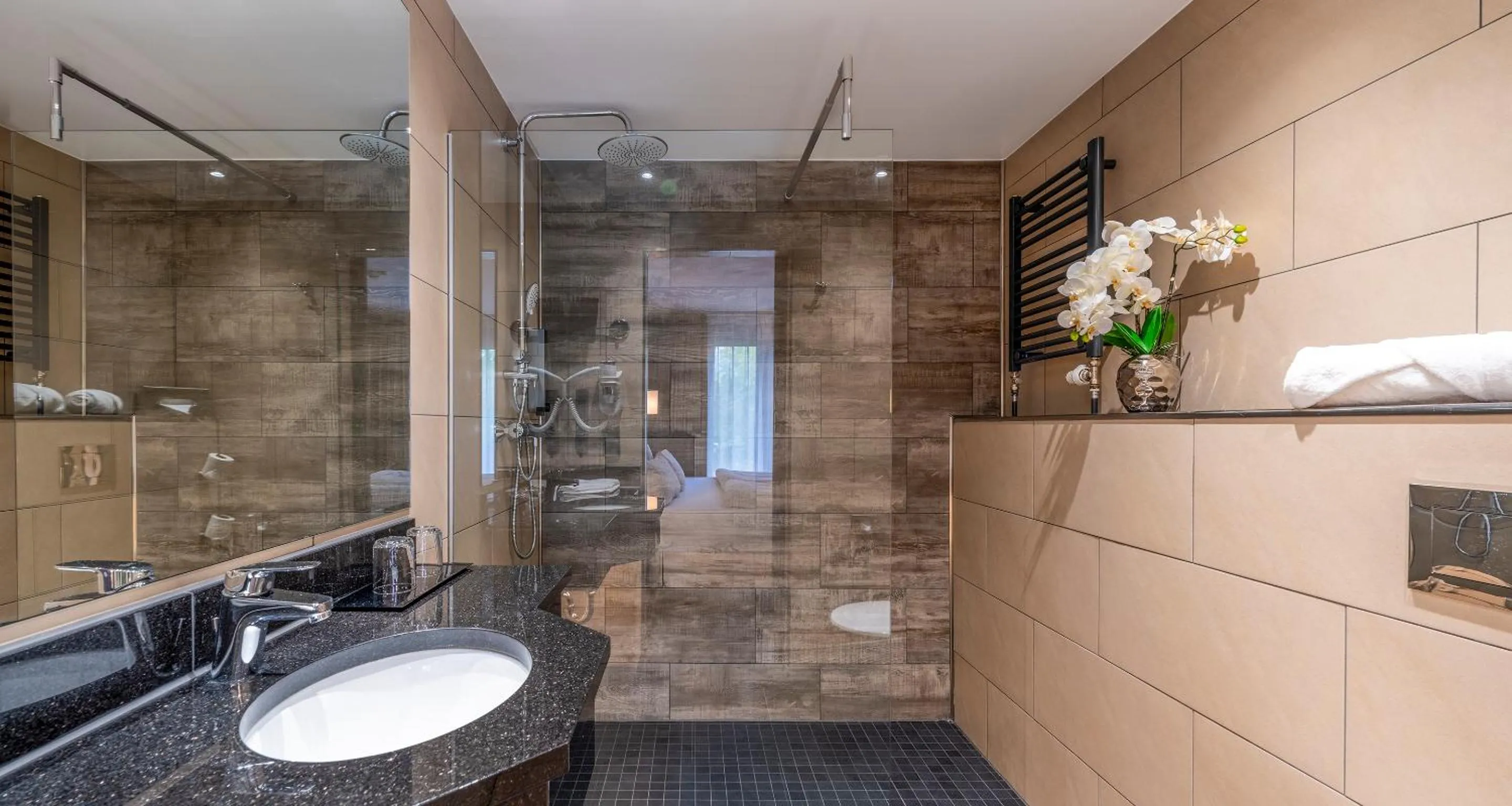 Bathroom in PLAZA Residence Stuttgart-Ditzingen