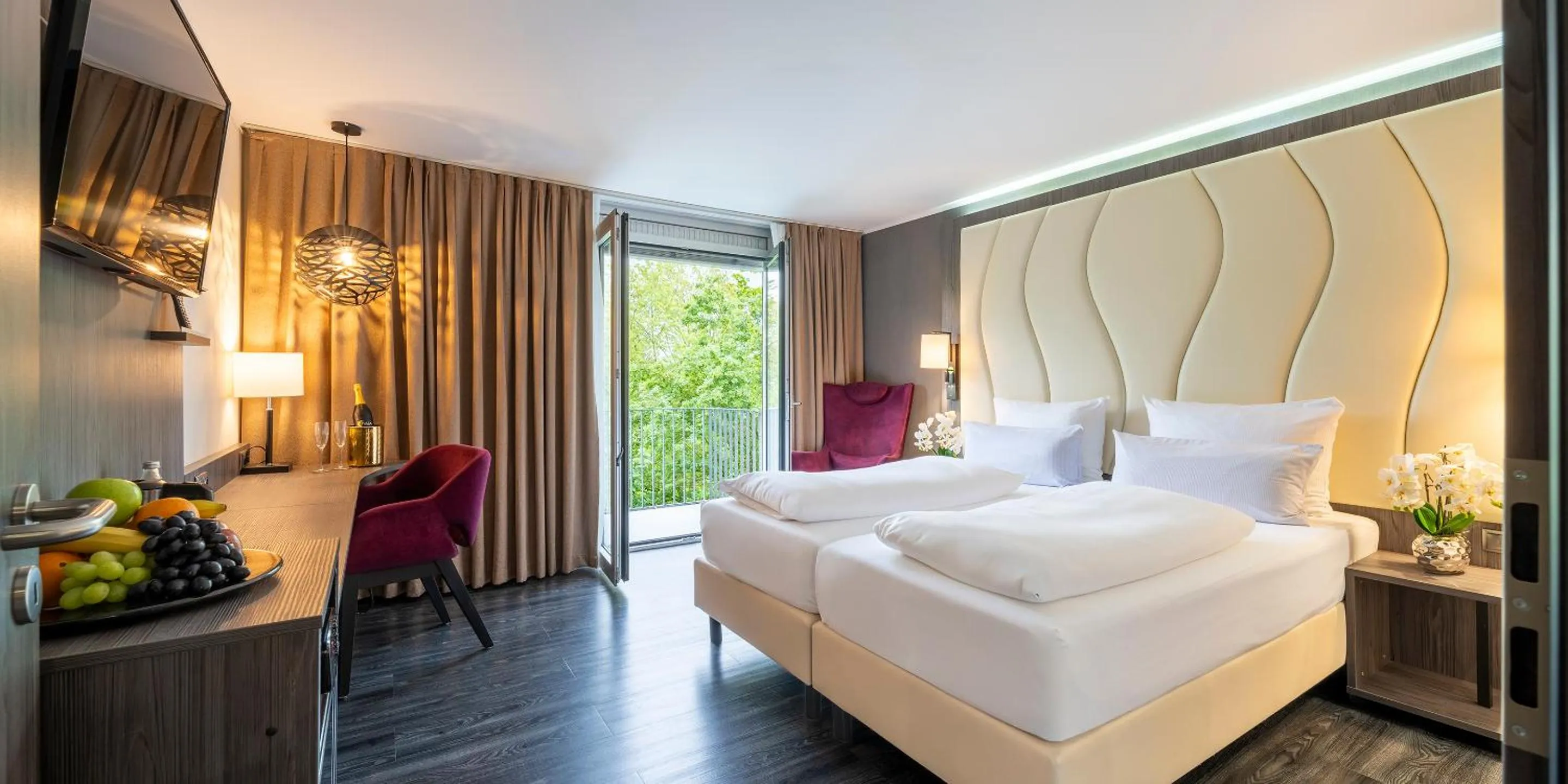 Bed in PLAZA Residence Stuttgart-Ditzingen