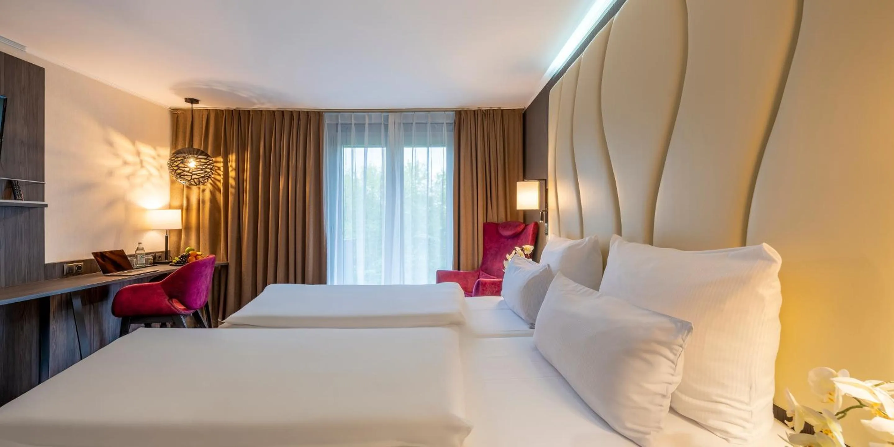 Bed in PLAZA Residence Stuttgart-Ditzingen