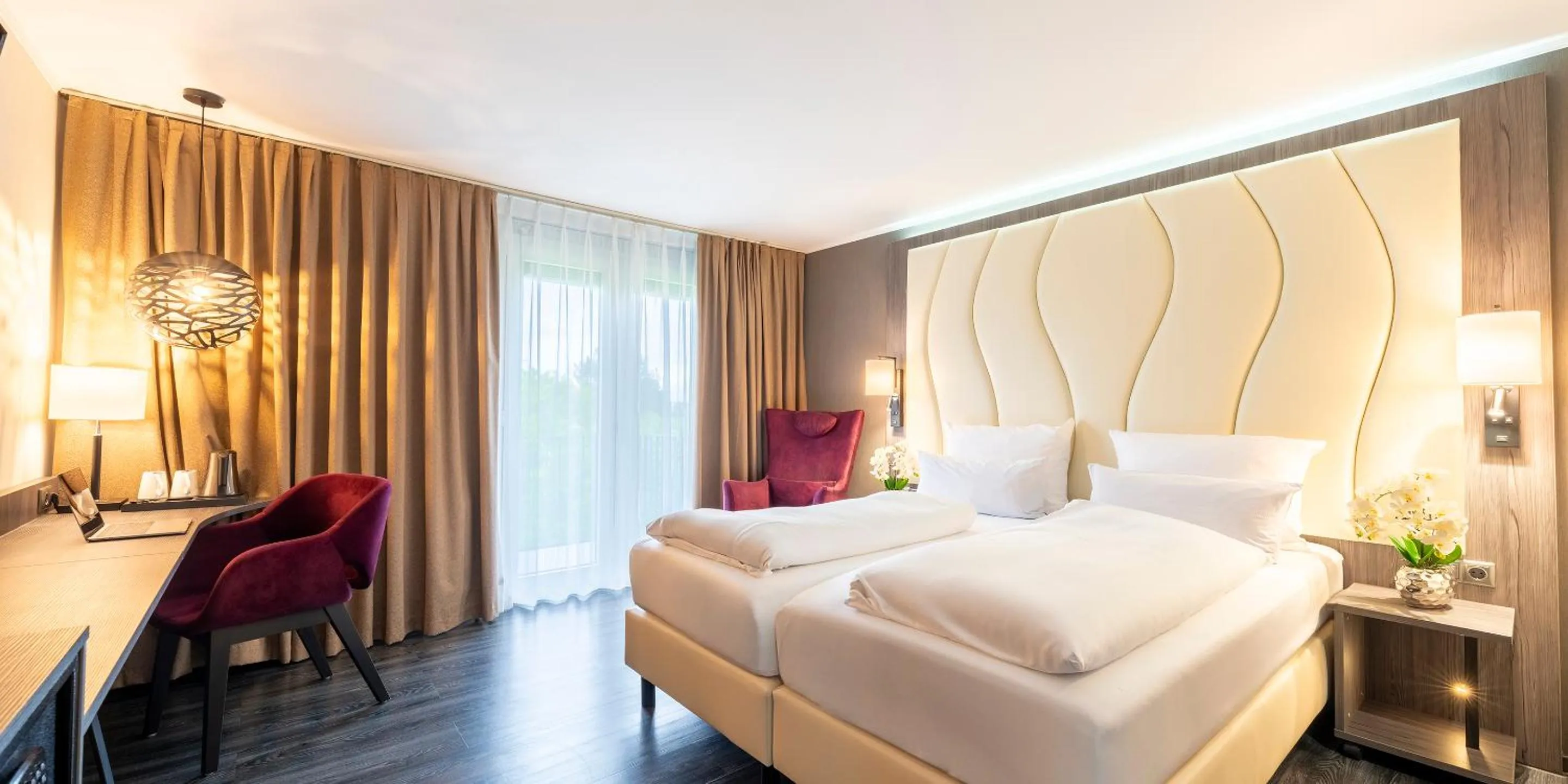 Bed in PLAZA Residence Stuttgart-Ditzingen