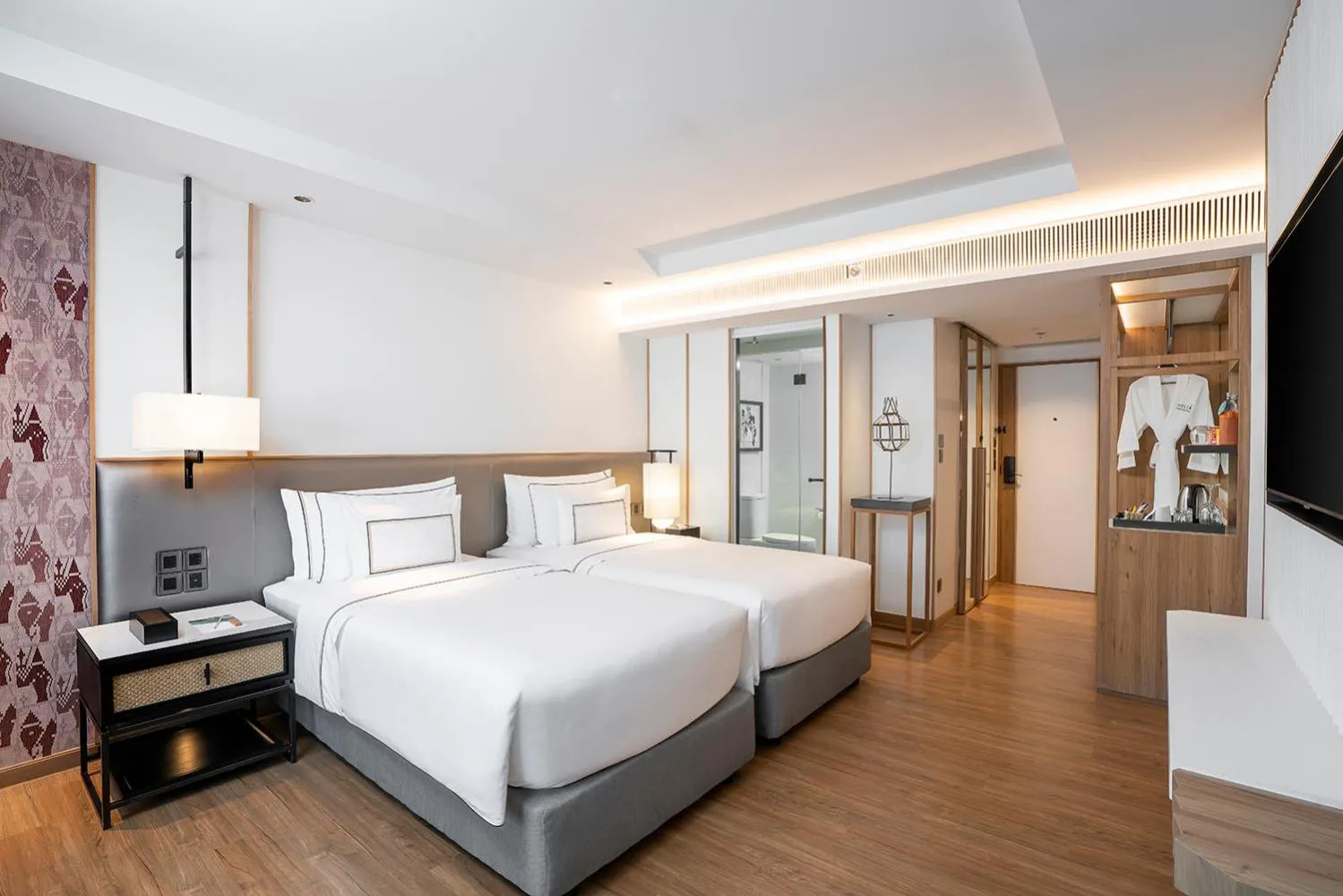 Decorative detail, Bed in Melia Chiang Mai