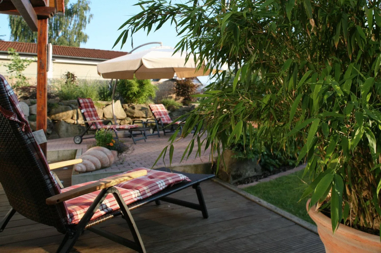 Balcony/Terrace in Landhotel Teuteberg