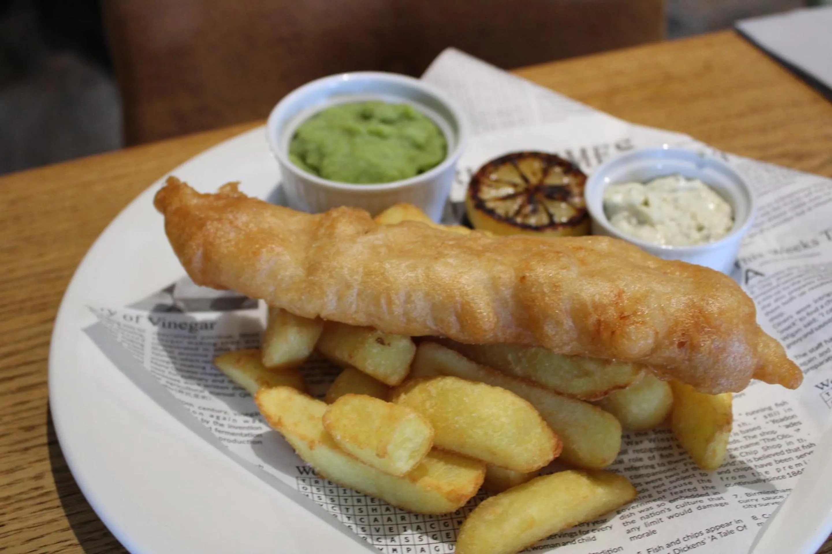 Food and drinks in The White Lion