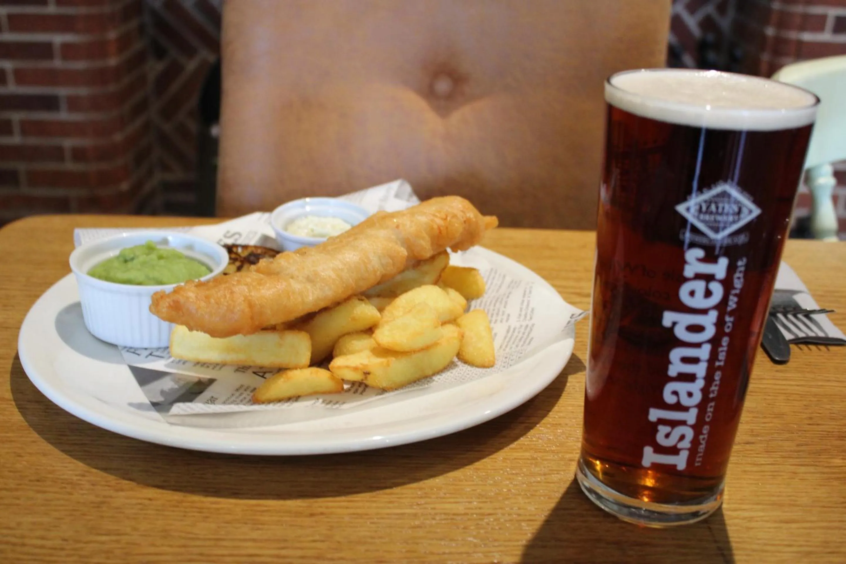 Food and drinks in The White Lion
