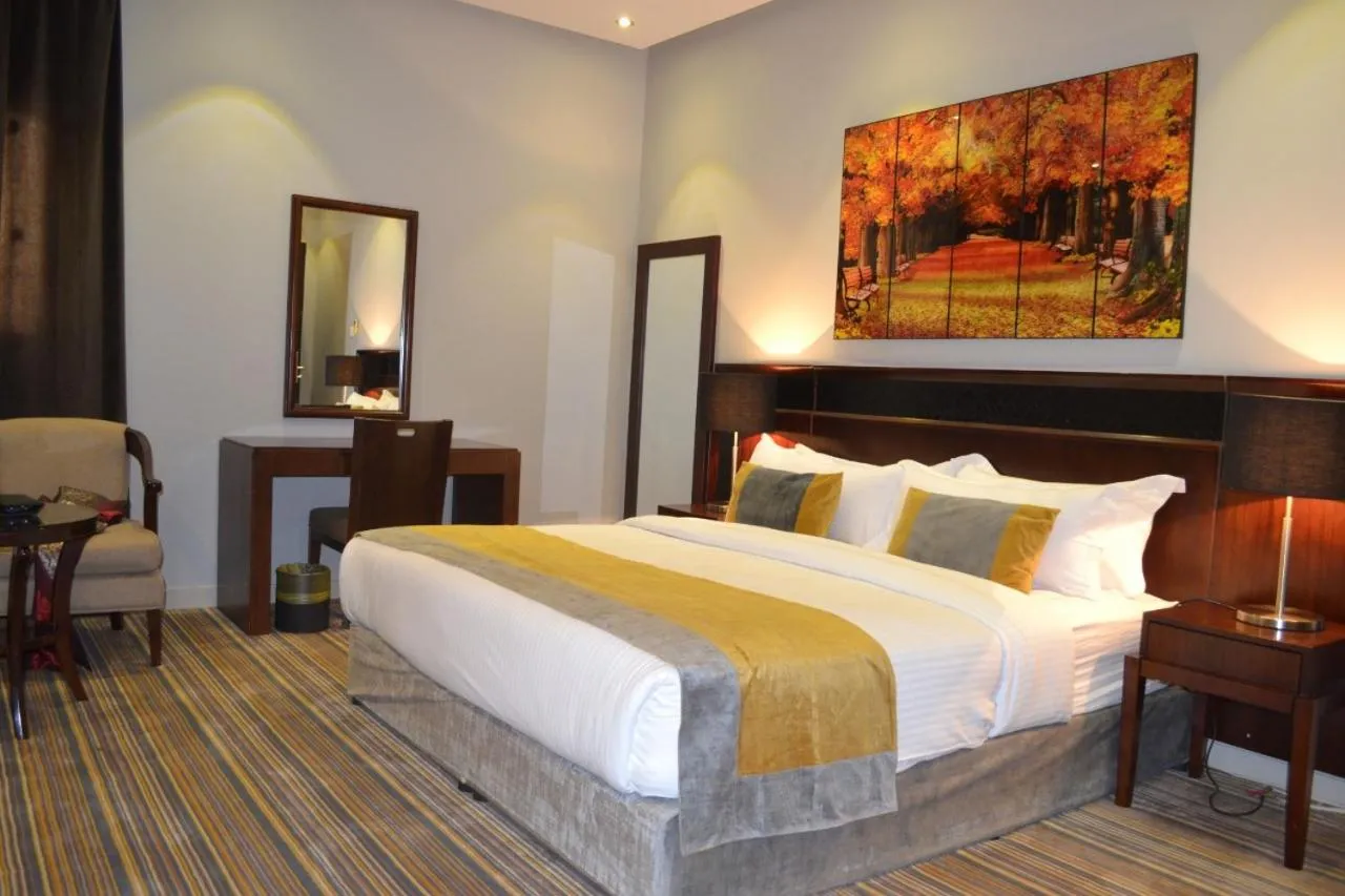 Bed in Taleen Serviced Apartments Granada