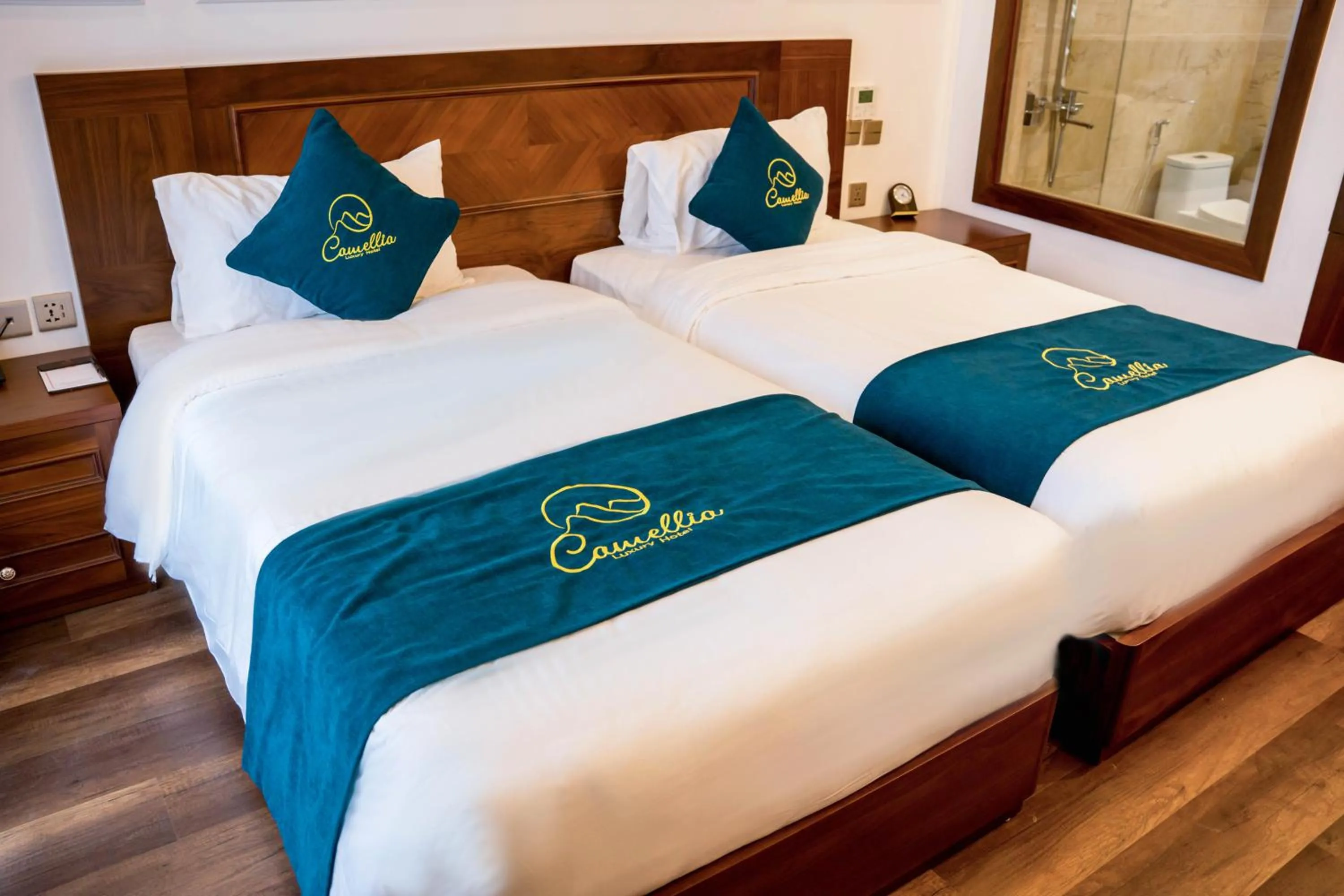 Bed in Camellia Luxury Hotel Tam Đảo