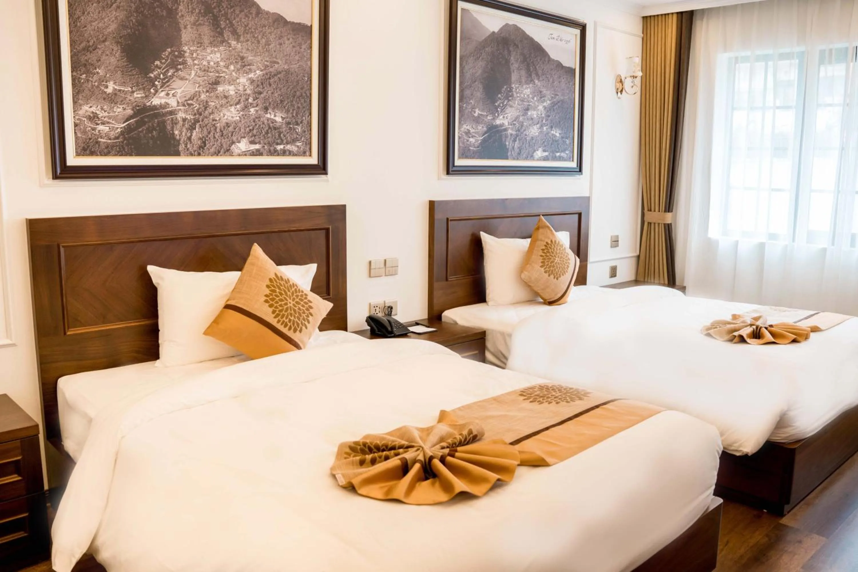 Bed in Camellia Luxury Hotel Tam Đảo