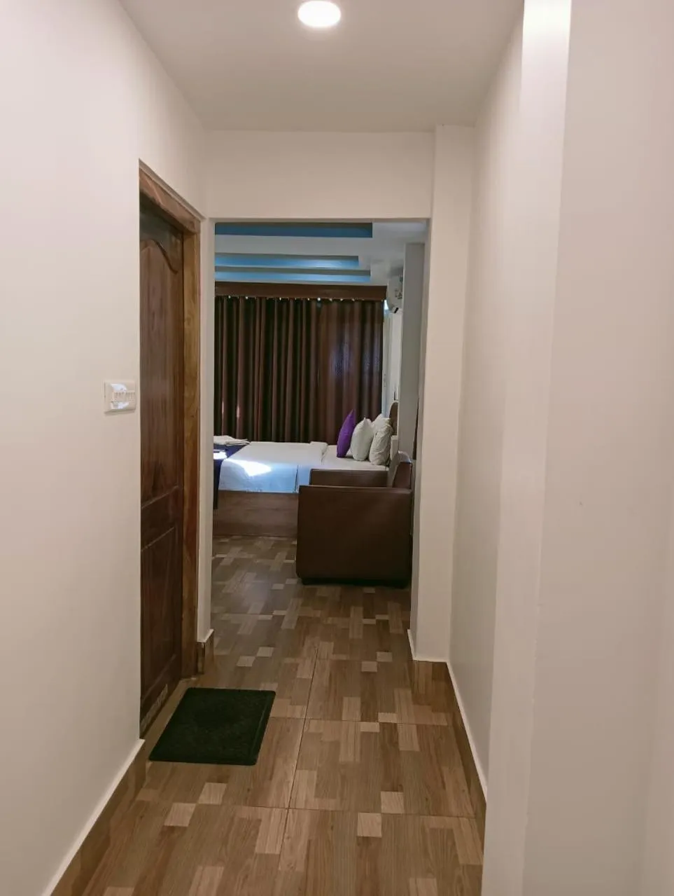 Bed in Adhvasaha Beach Spa Resort