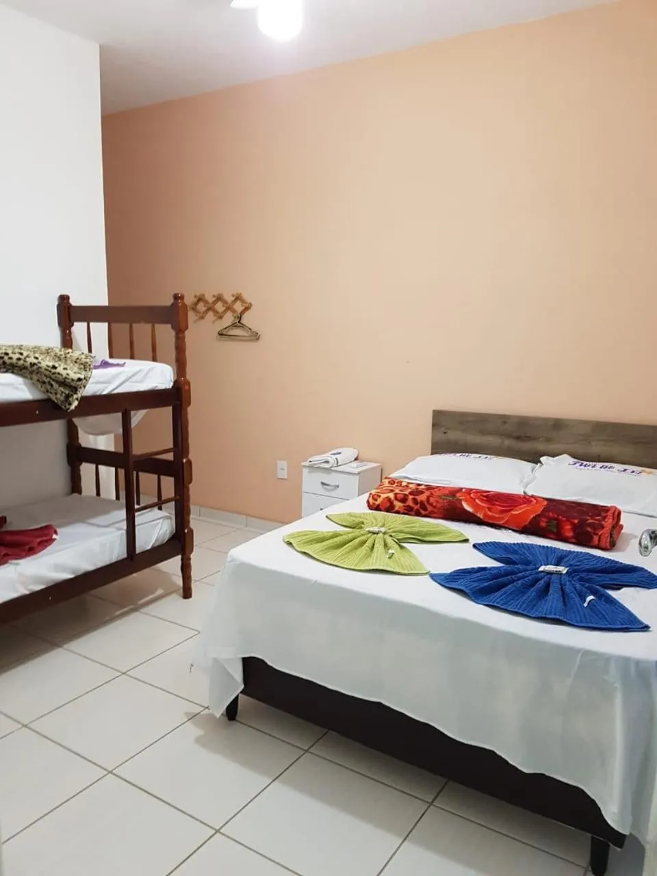 Bed in Pousada Flor de Liz