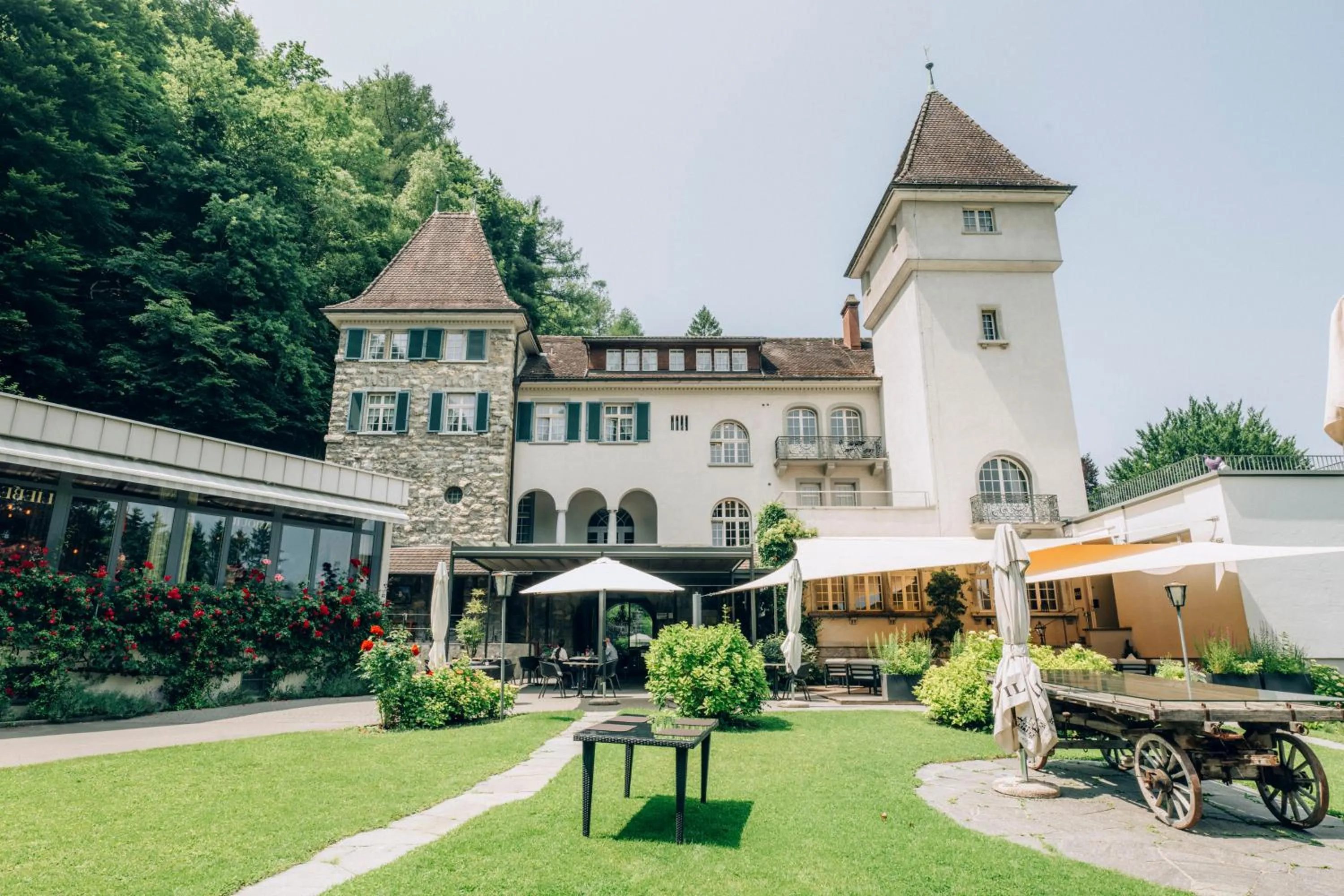 Property building in Hotel Schloss Ragaz