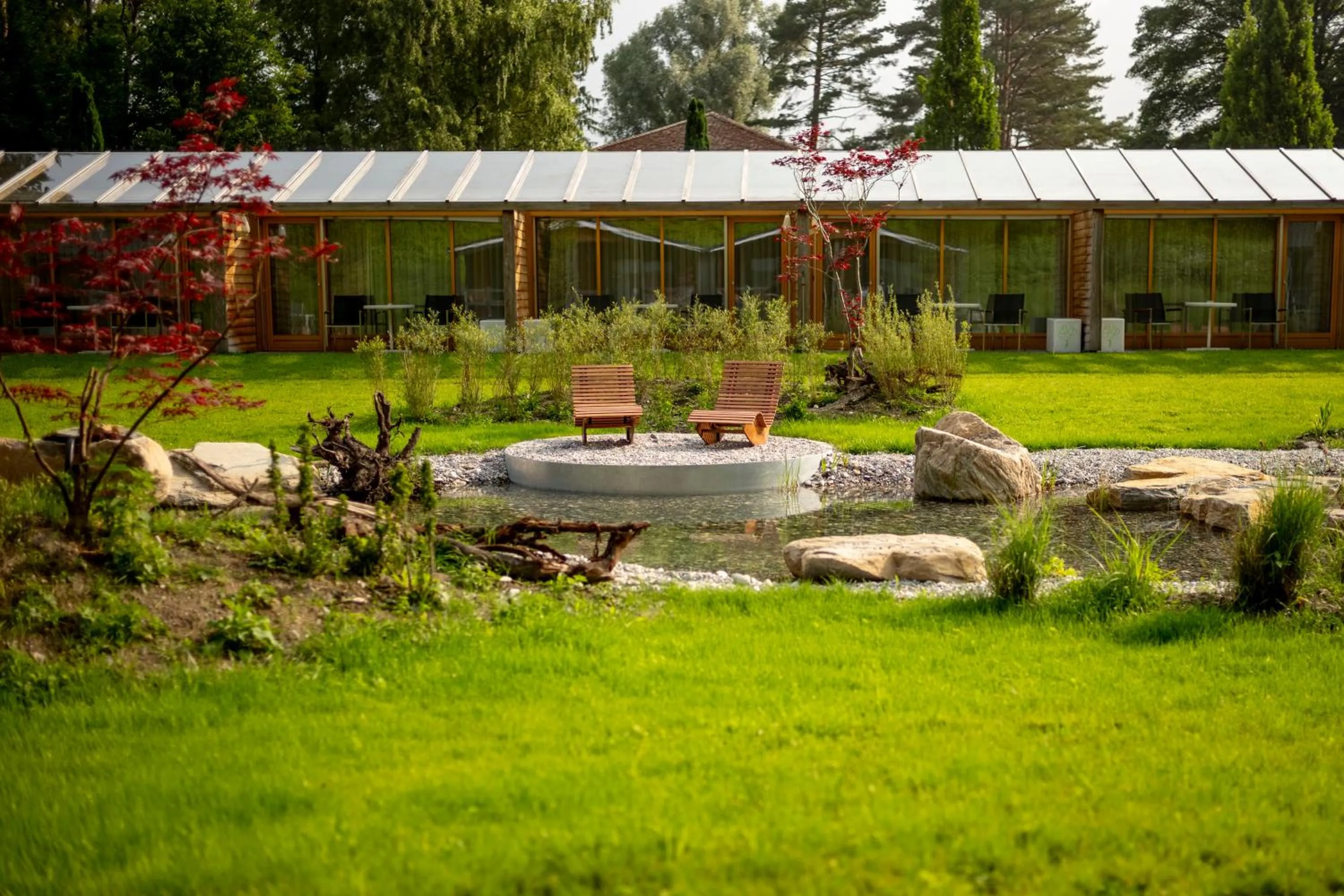 Property building in Hotel Schloss Ragaz