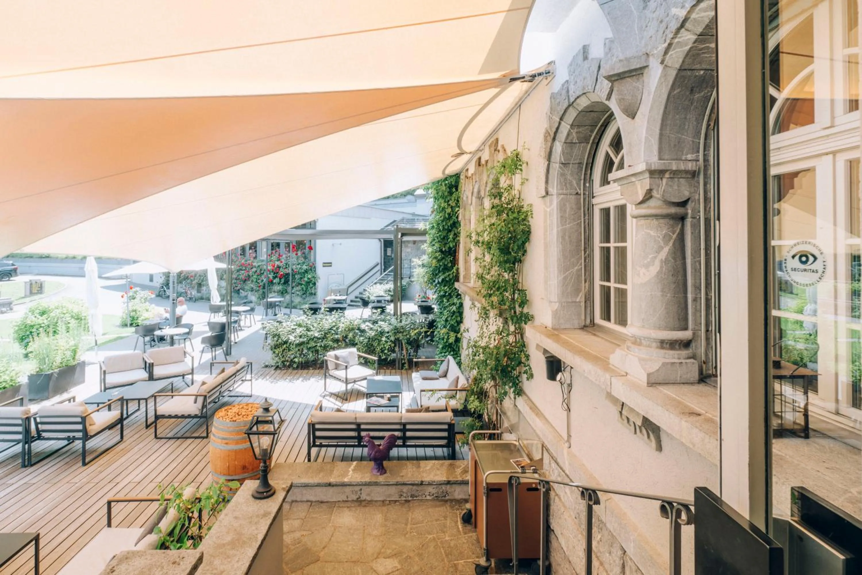 Balcony/Terrace in Hotel Schloss Ragaz