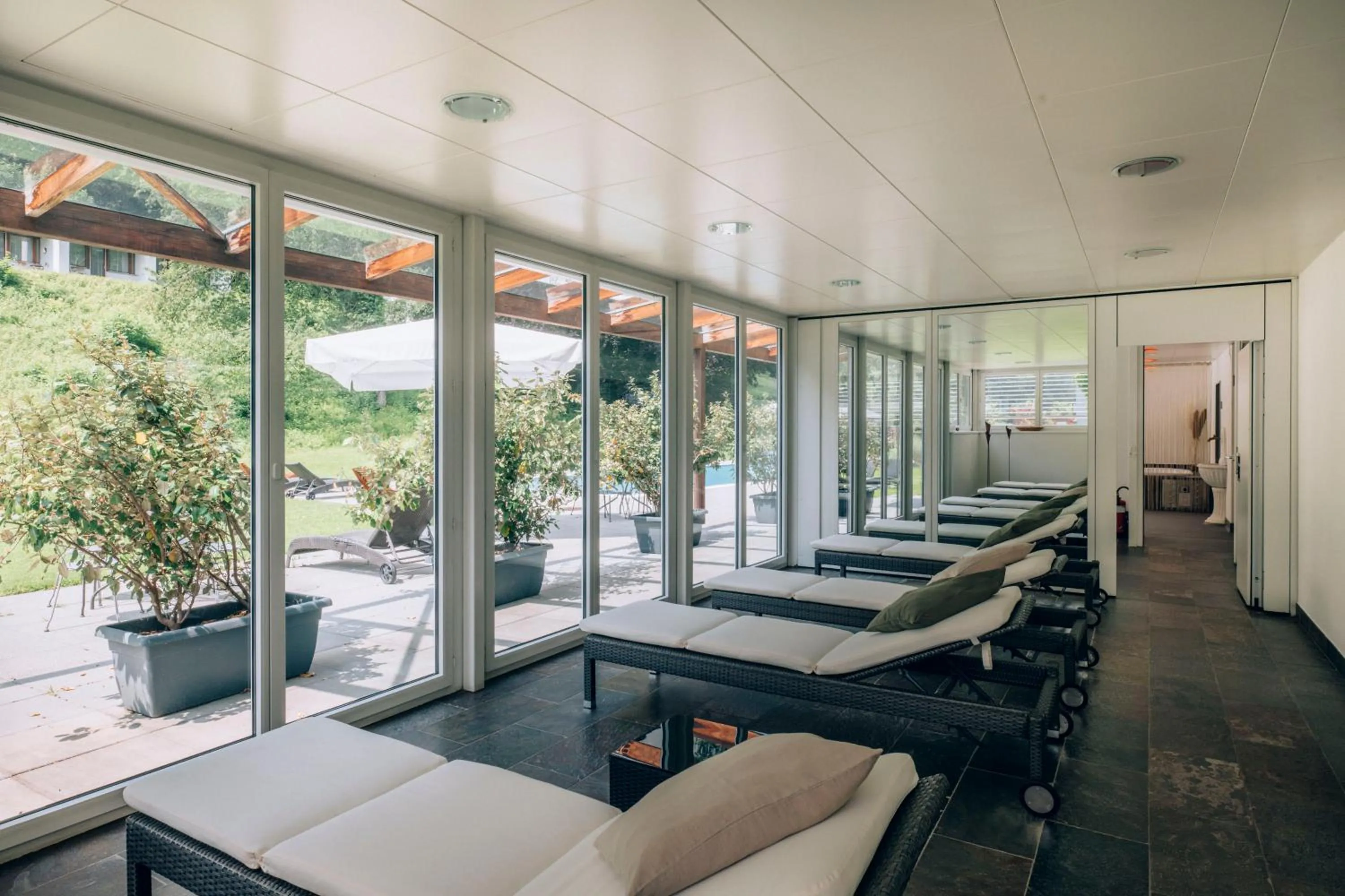 Spa and wellness centre/facilities in Hotel Schloss Ragaz