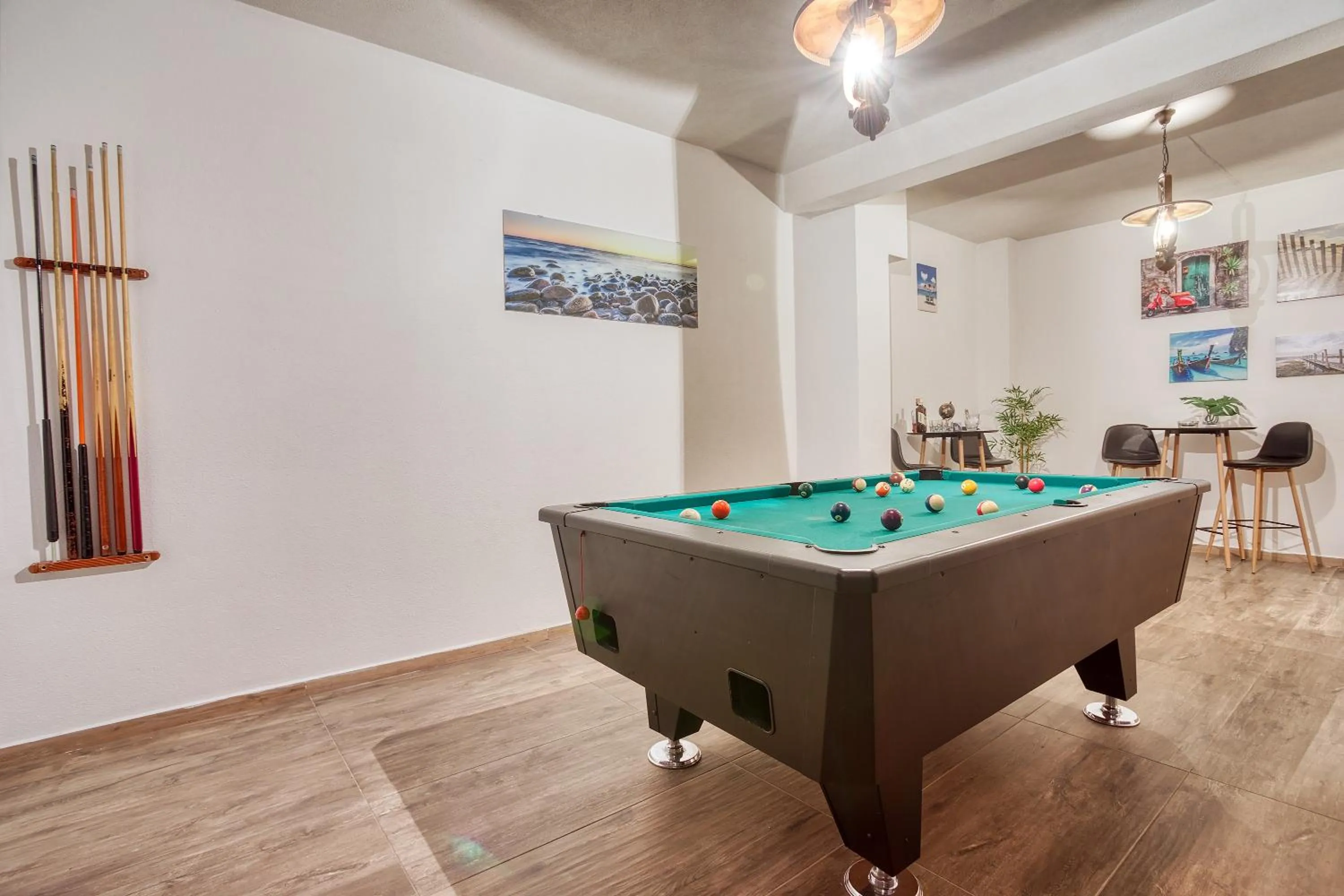 Billiard in LUXURY VILLA PARADISE 120m from sandy beach, heated pool, billiard, max 12 pax