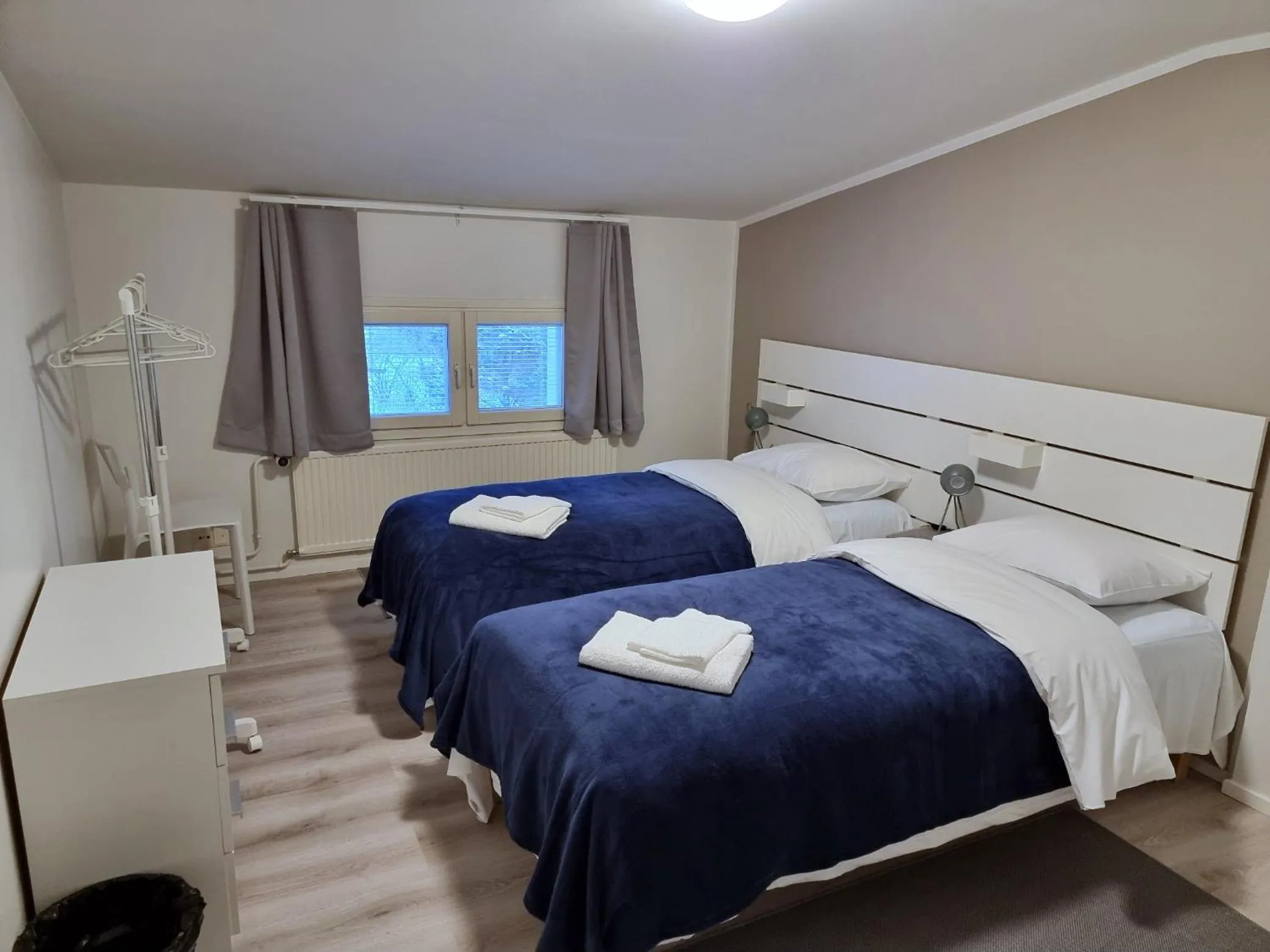 Bedroom, Bed in Vanha-Merivartioasema