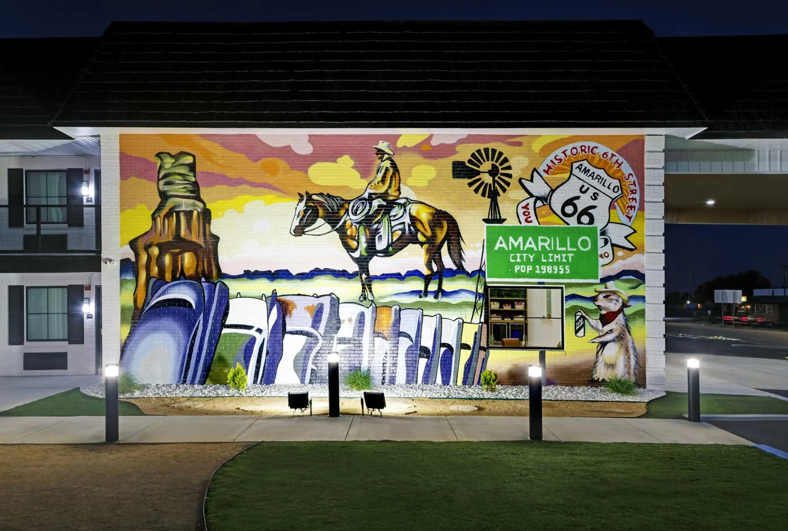 Property building in Atrea Inn Amarillo