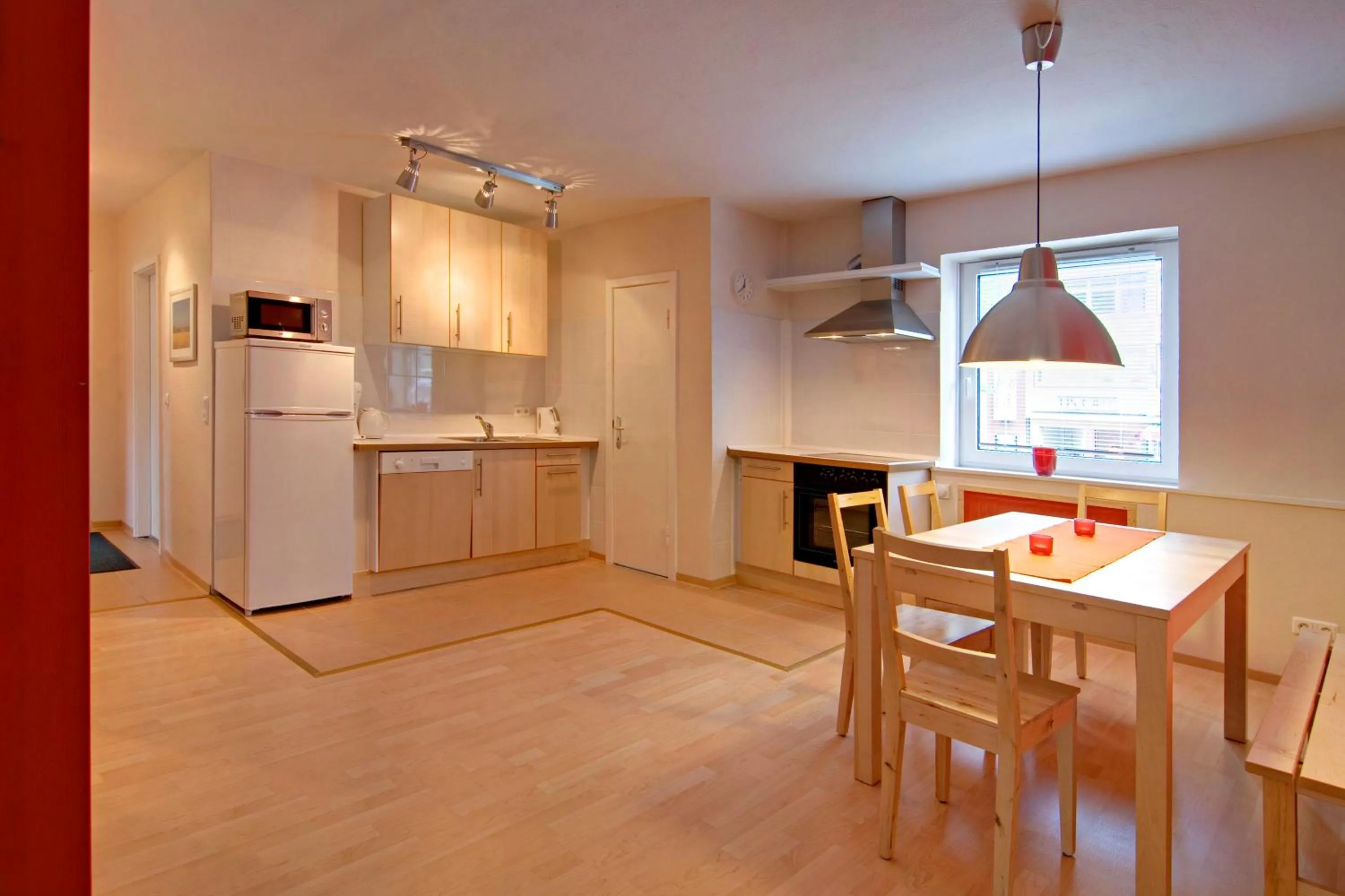 Kitchen or kitchenette in Hotel Am Mühlenteich