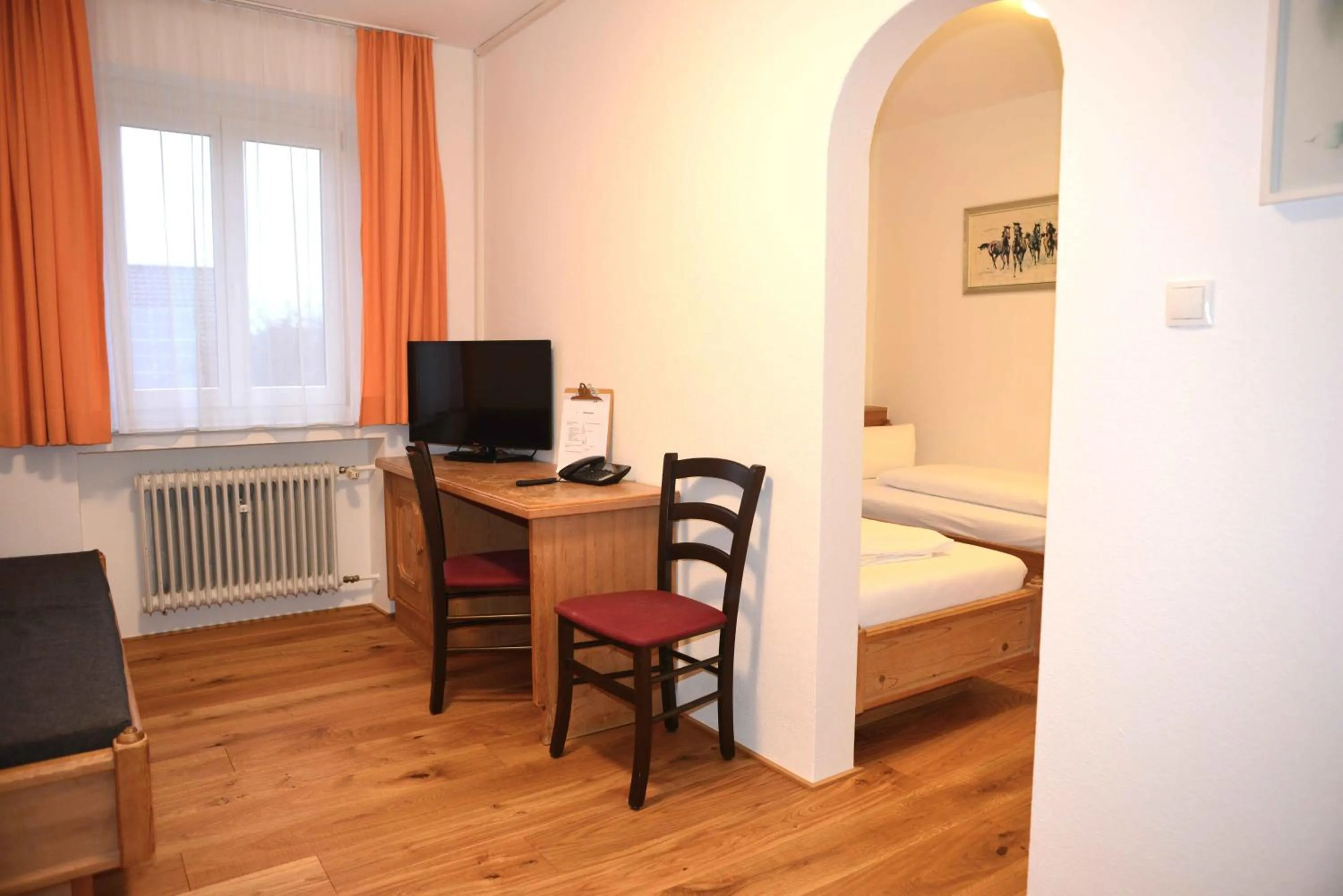 Bed in Hotel Andreas Hofer