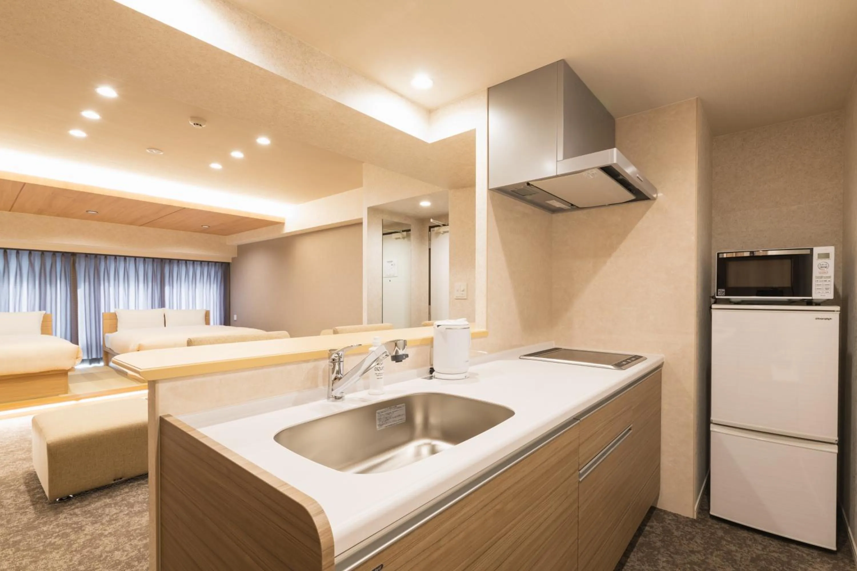 Photo of the whole room, Bed in HOTEL WA HAKATA