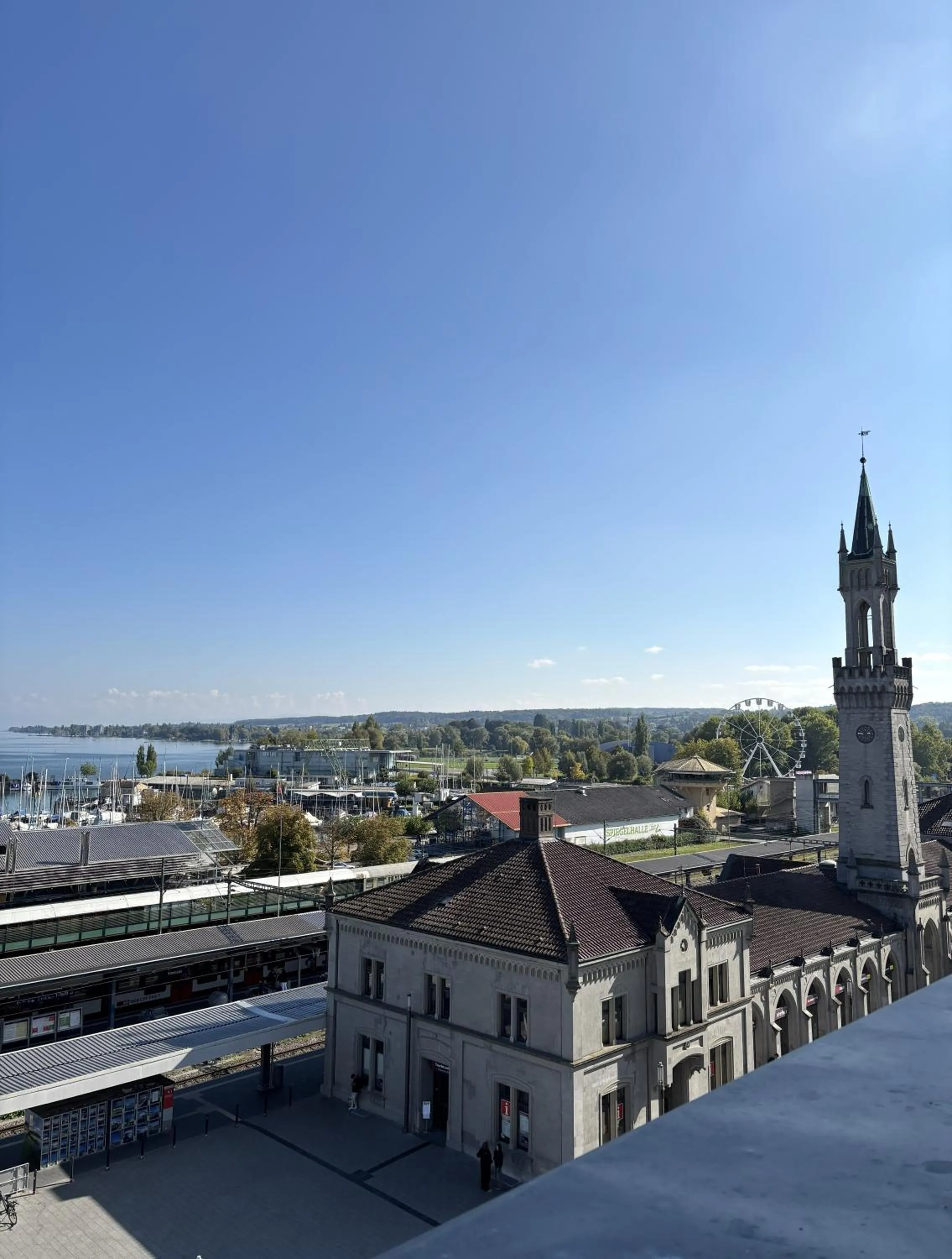 City view in Gästehaus Centro in Konstanz