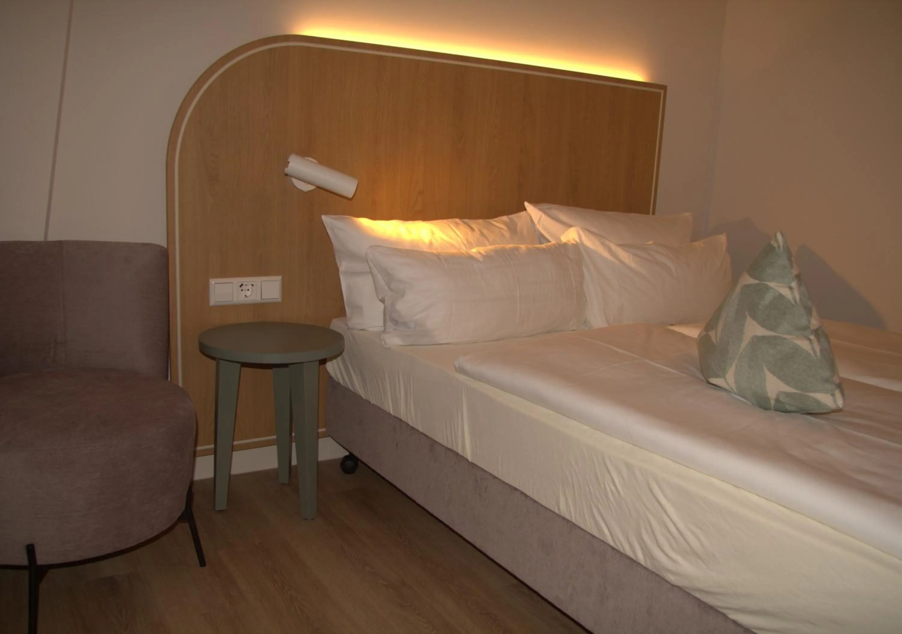 Bed in Gästehaus Centro in Konstanz