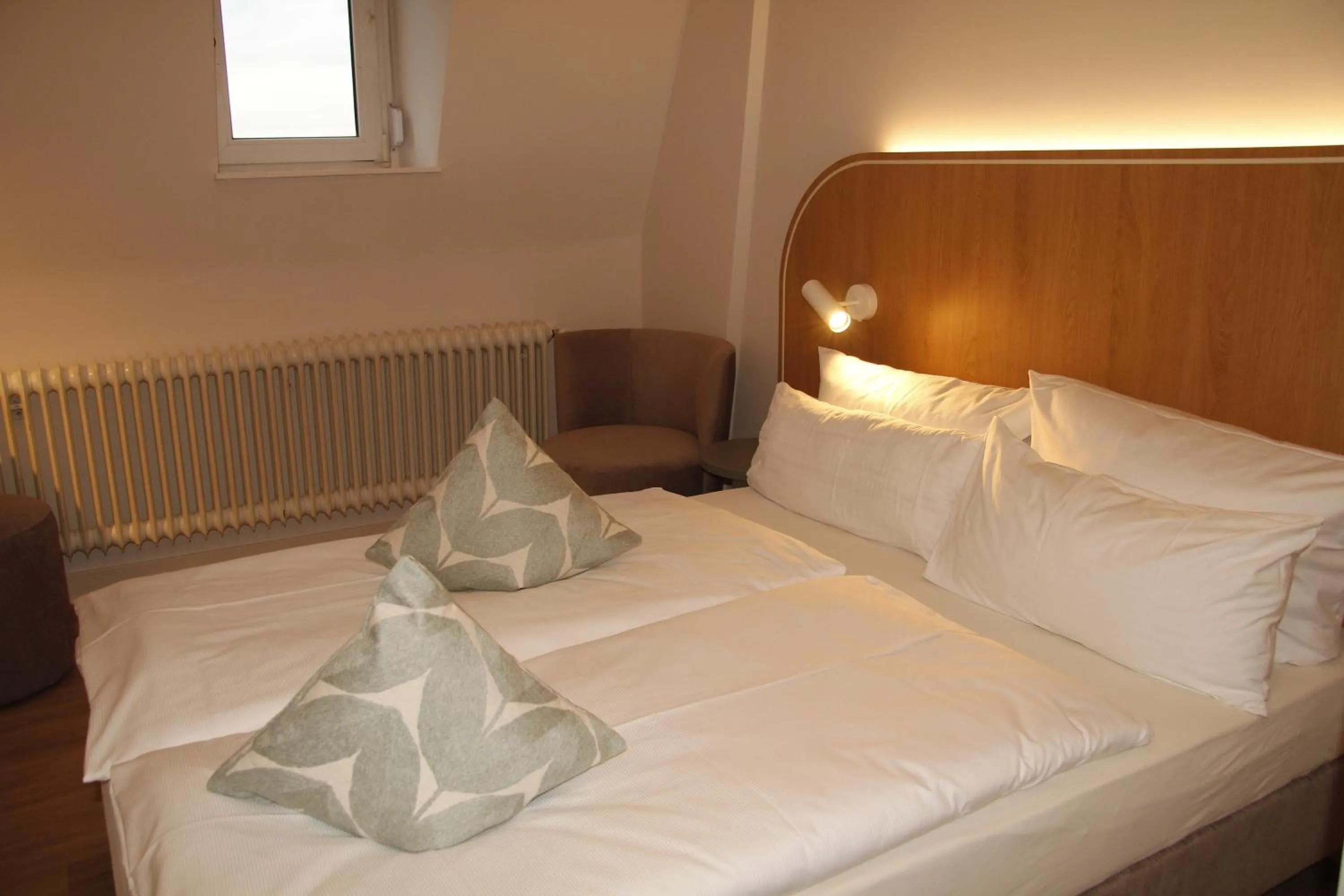 Bed in Gästehaus Centro in Konstanz