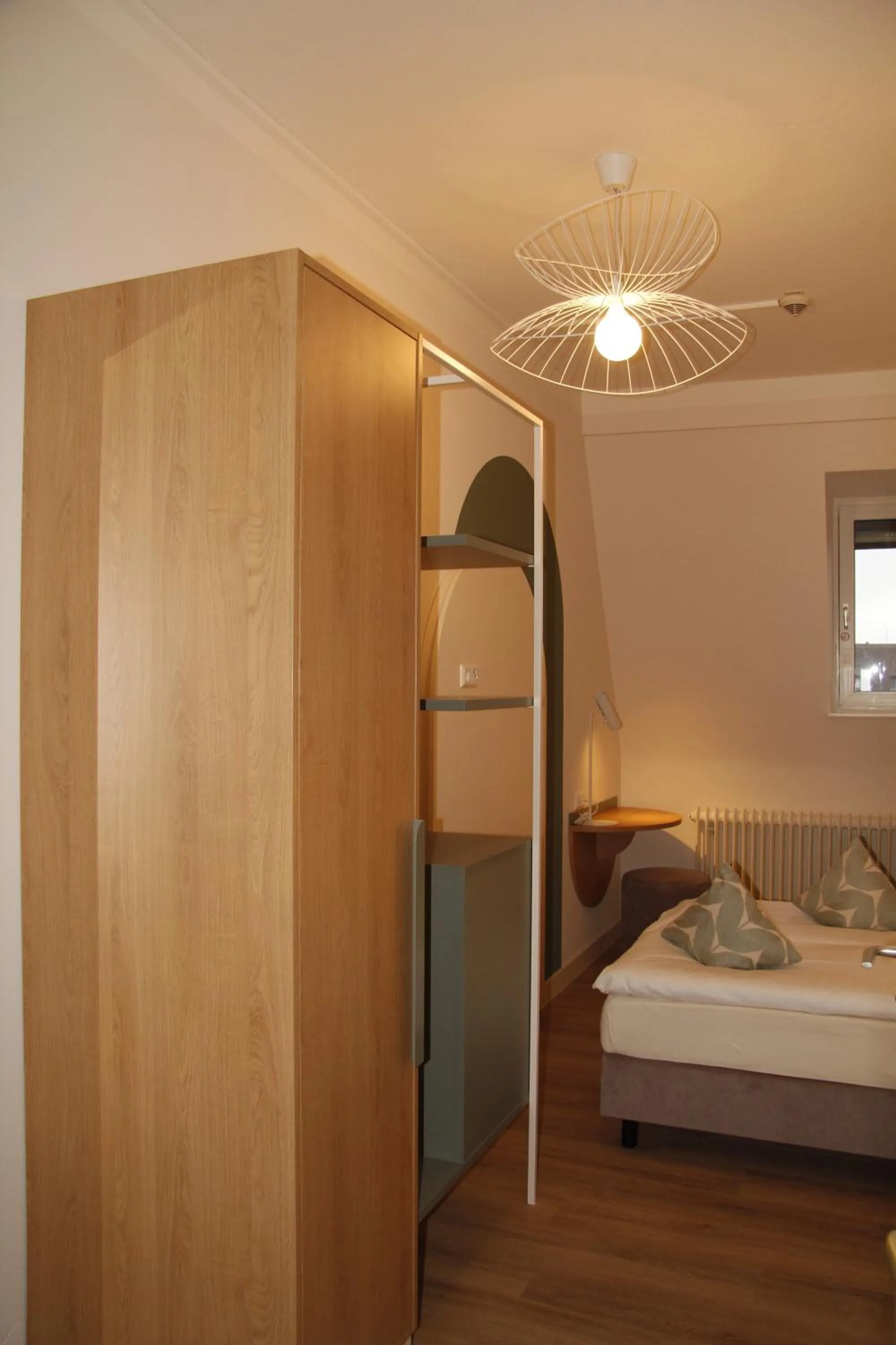 Bed in Gästehaus Centro in Konstanz