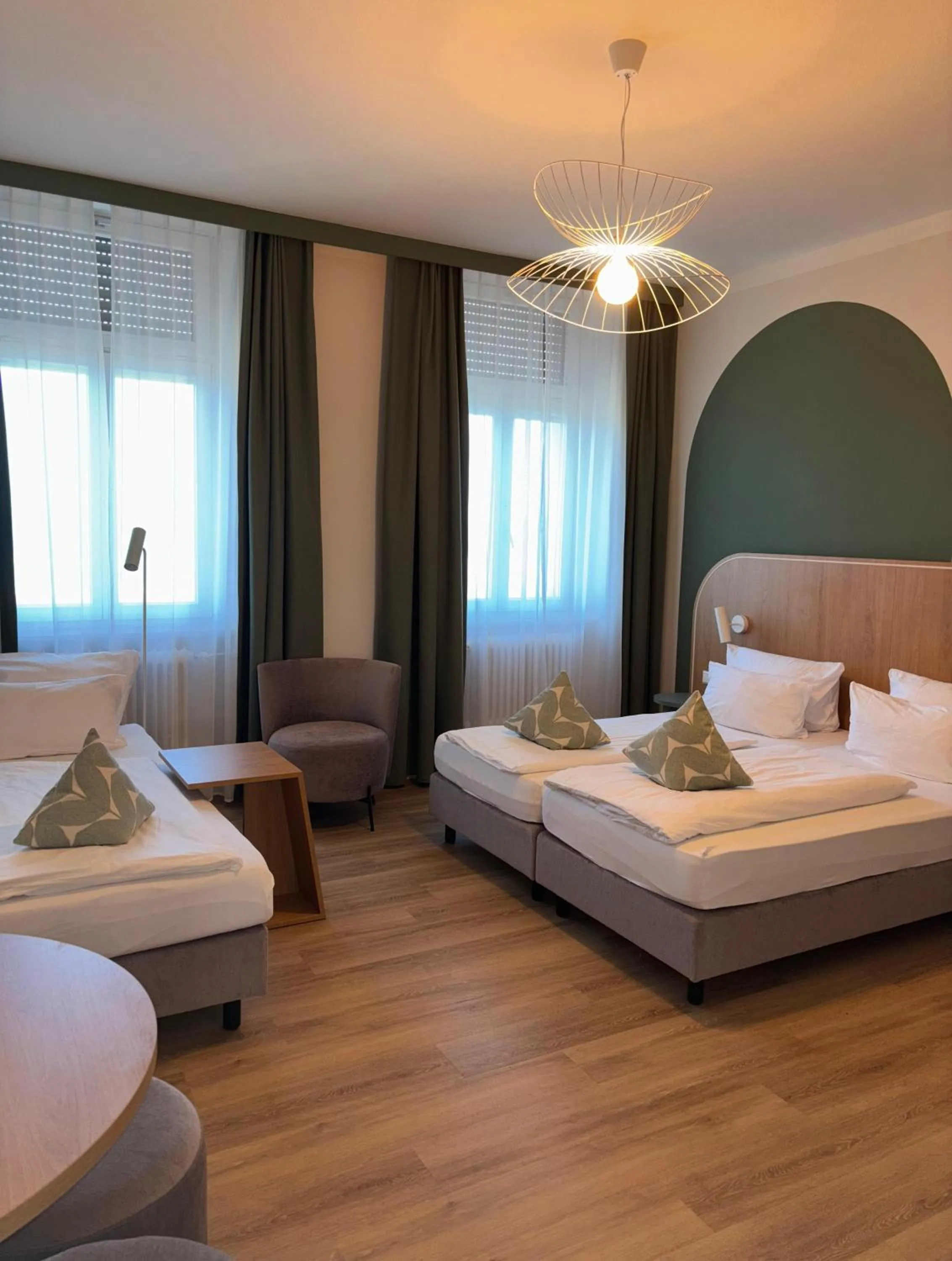 Bed in Gästehaus Centro in Konstanz