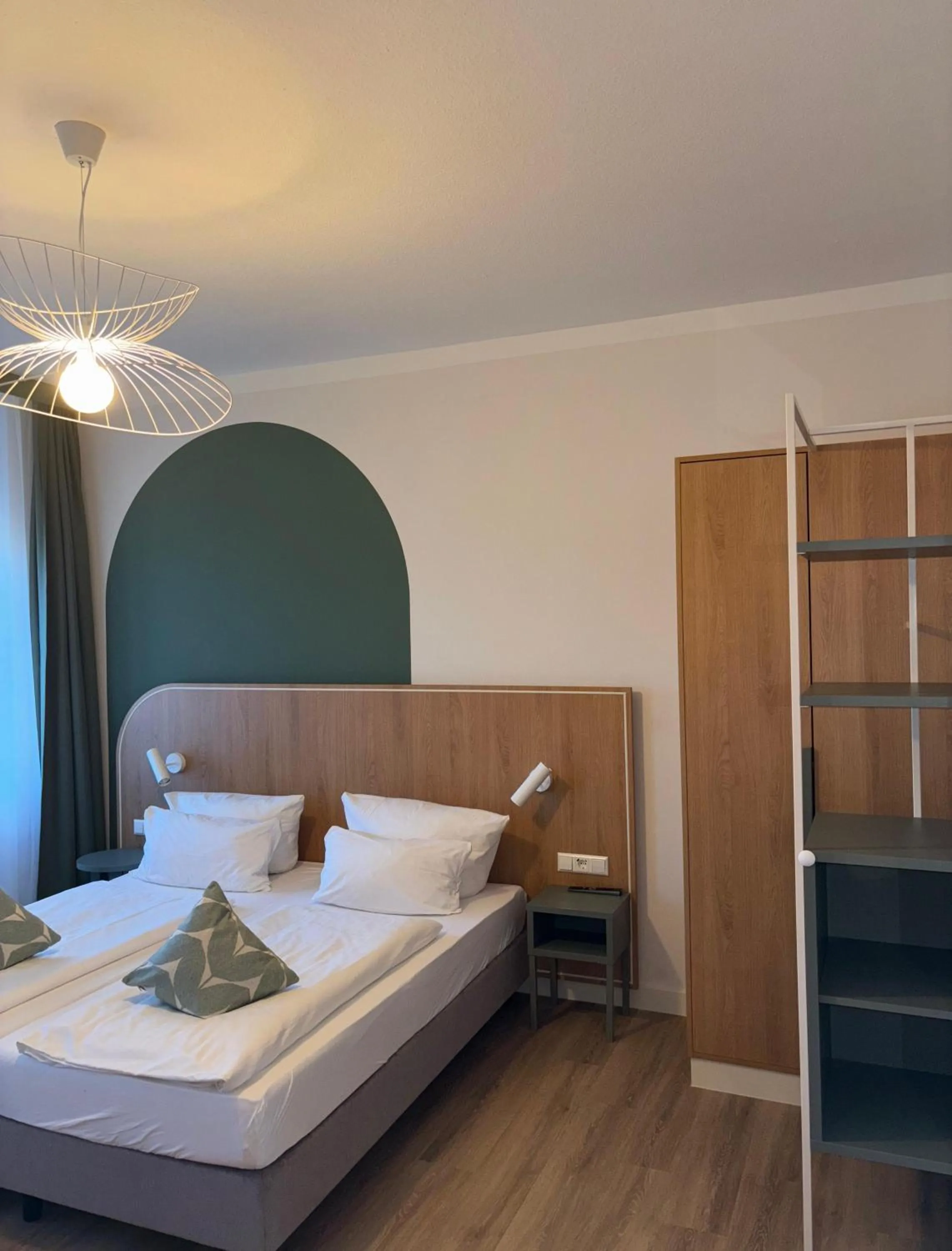 Bed in Gästehaus Centro in Konstanz