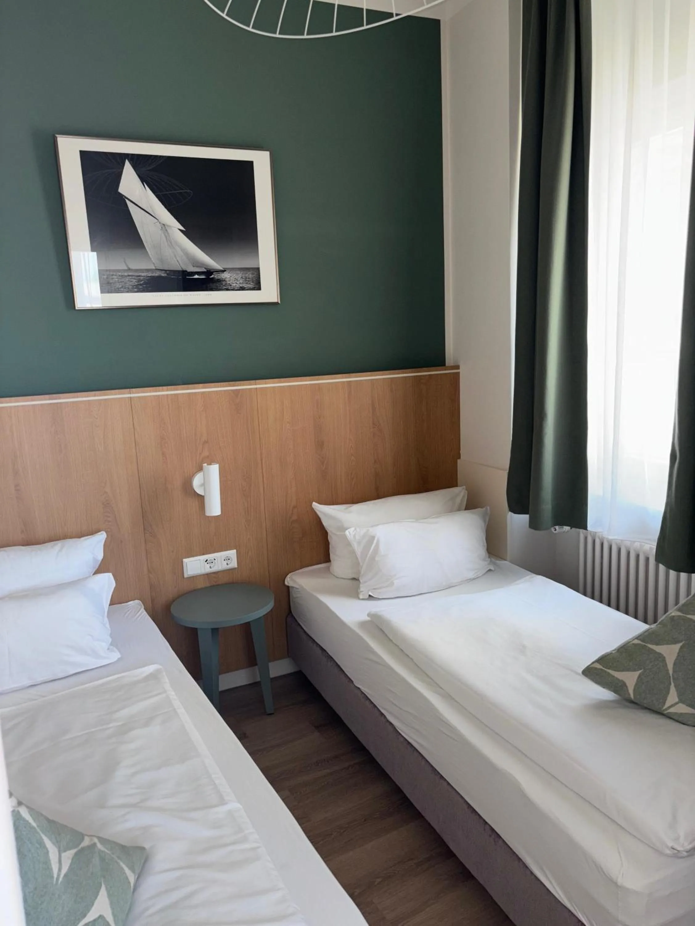 Bed in Gästehaus Centro in Konstanz