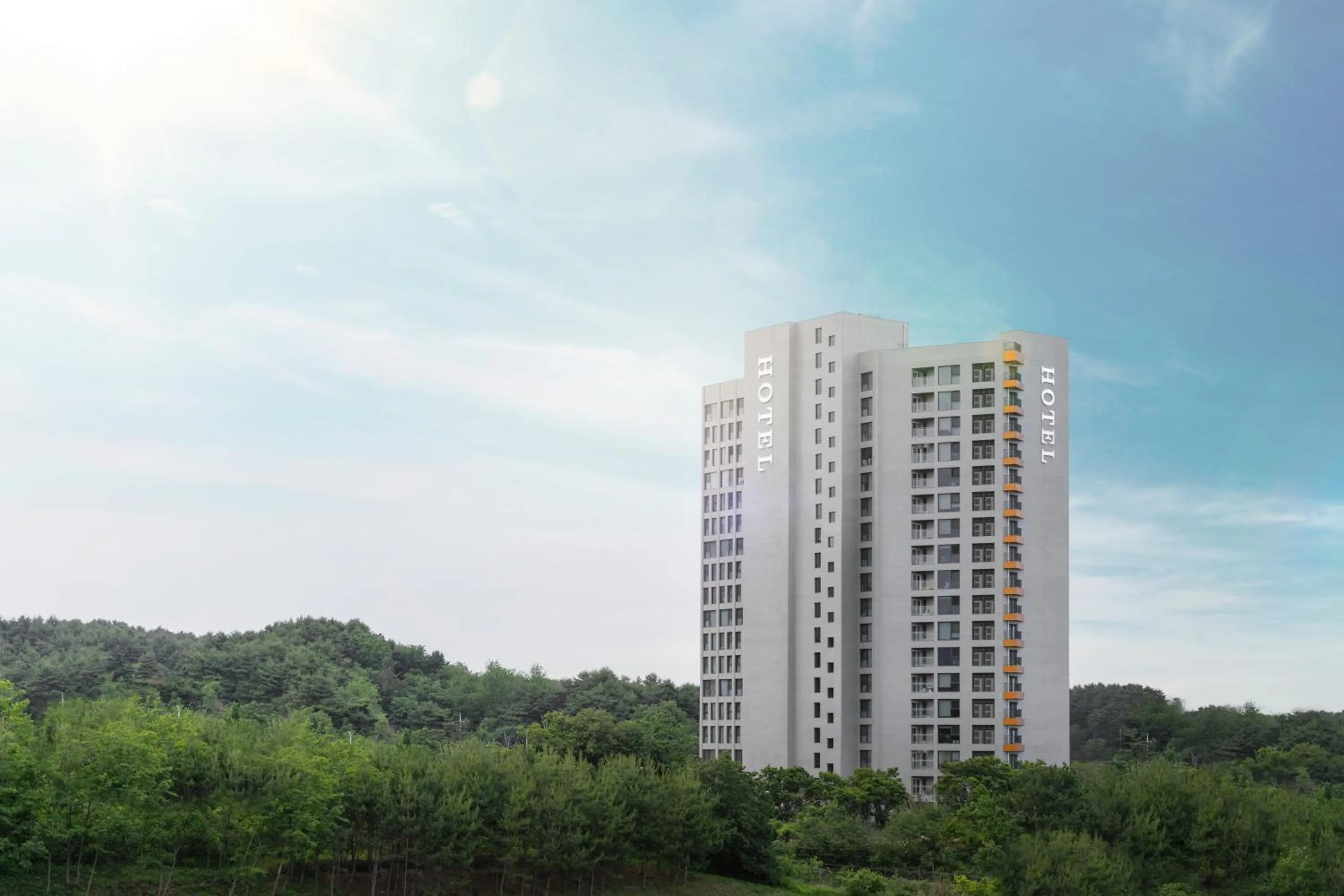 Bird's eye view in CENTUMMARK Hotel YangYang