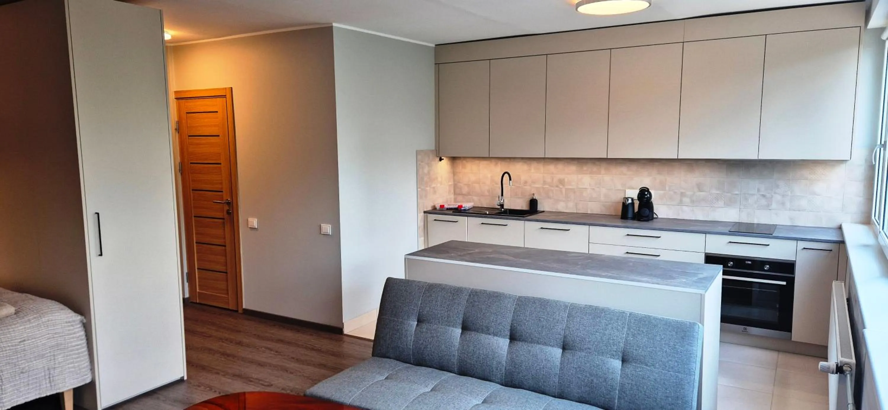 Kitchen or kitchenette in Hotel Jonapolis