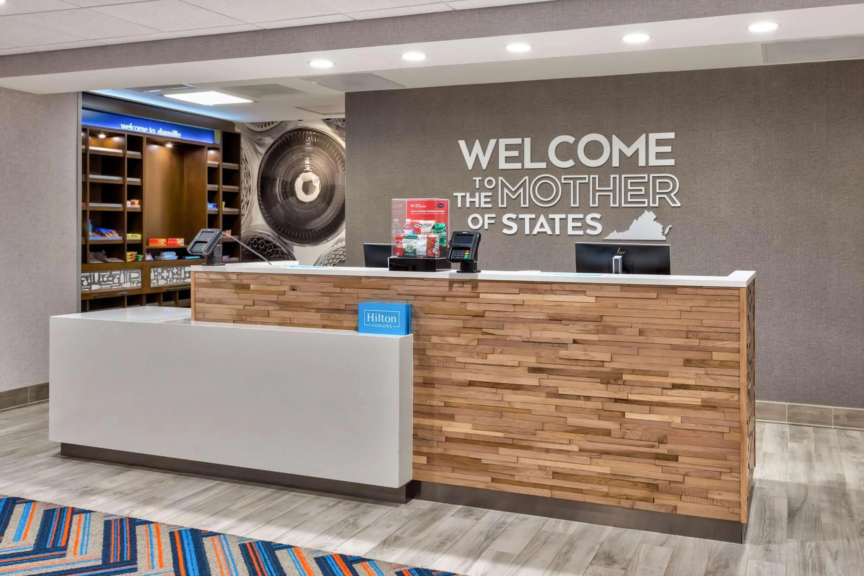 Lobby or reception in Hampton Inn Danville, Va
