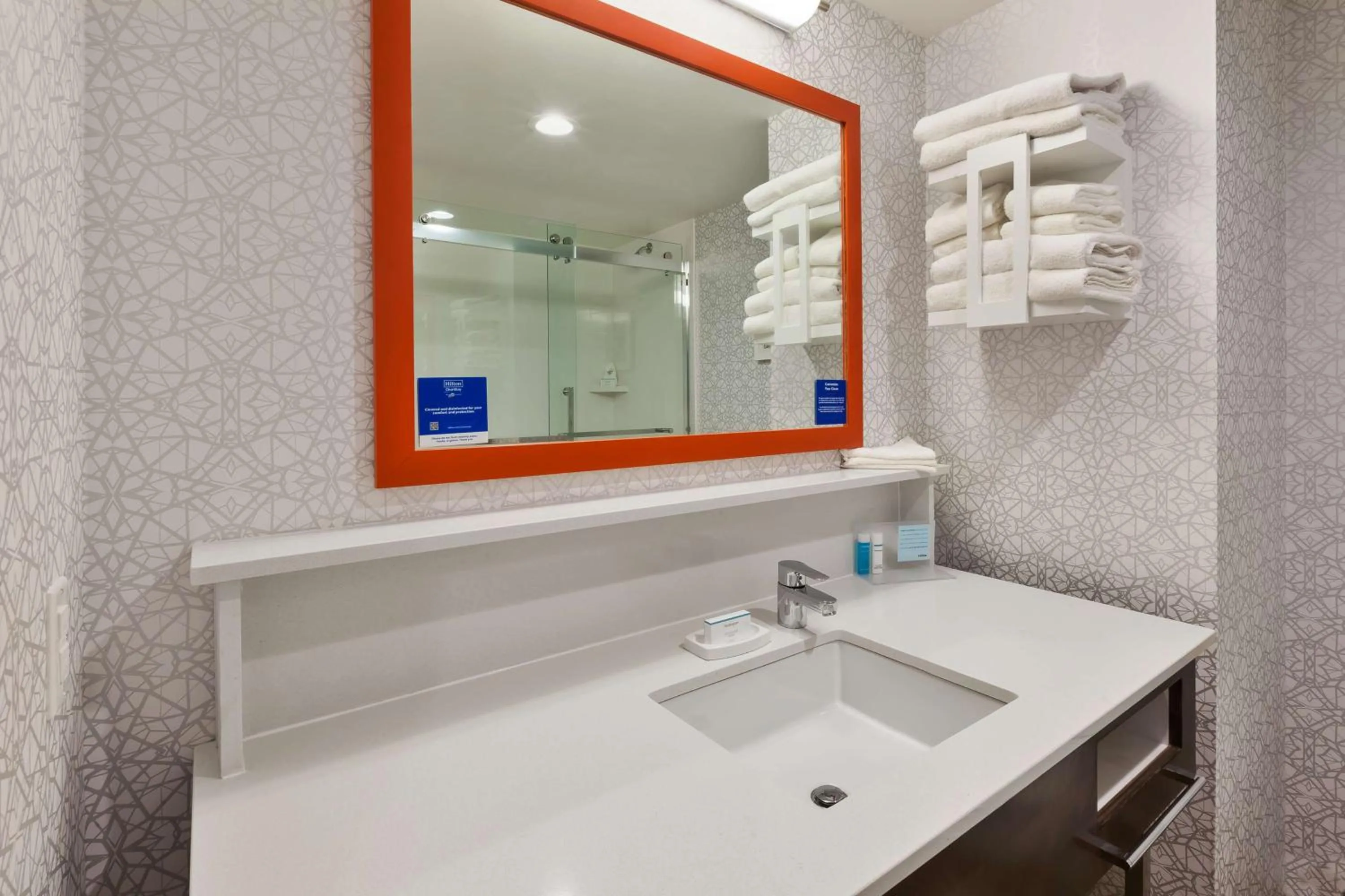 Bathroom in Hampton Inn Danville, Va