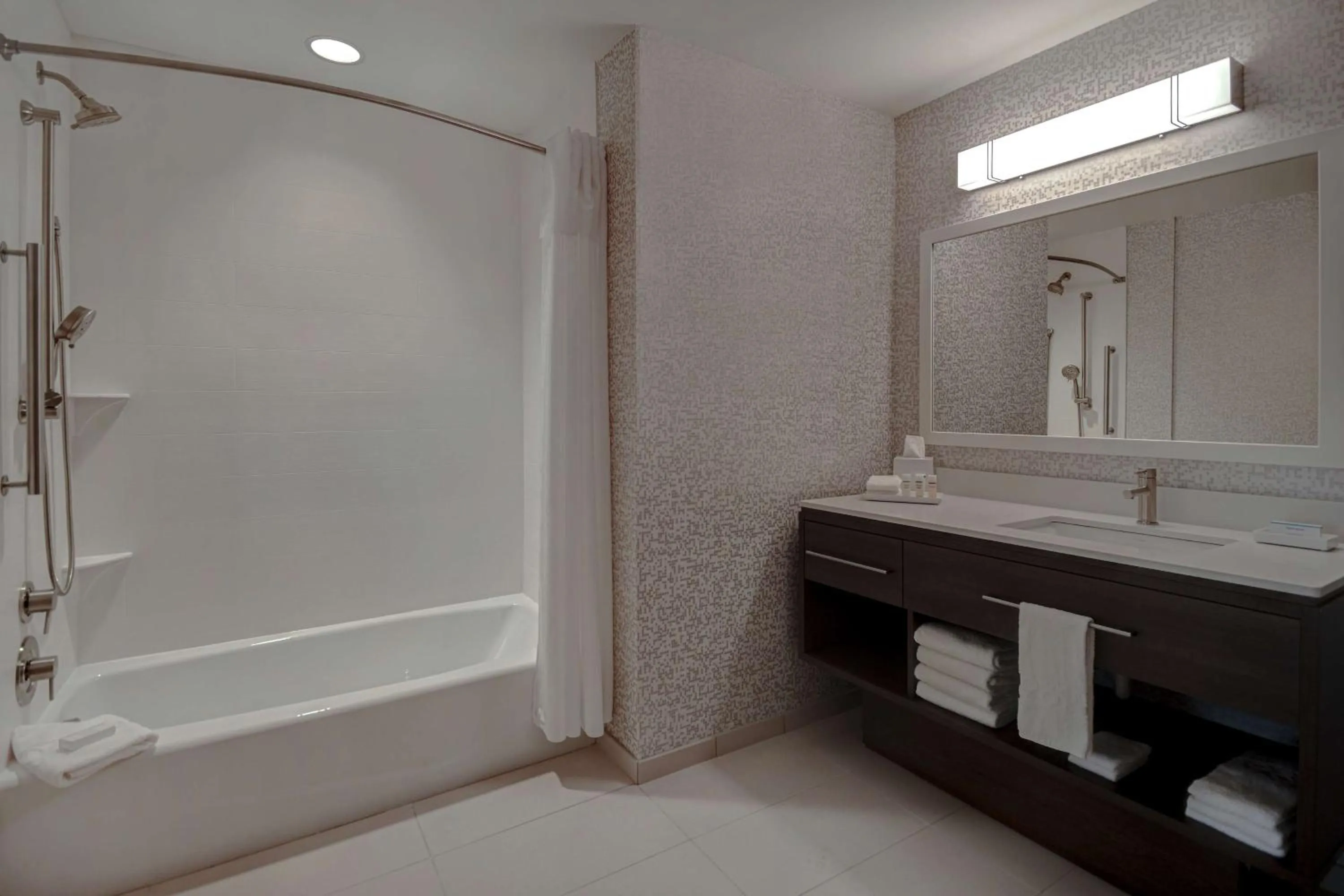 Bathroom in Home2 Suites East Hanover, NJ