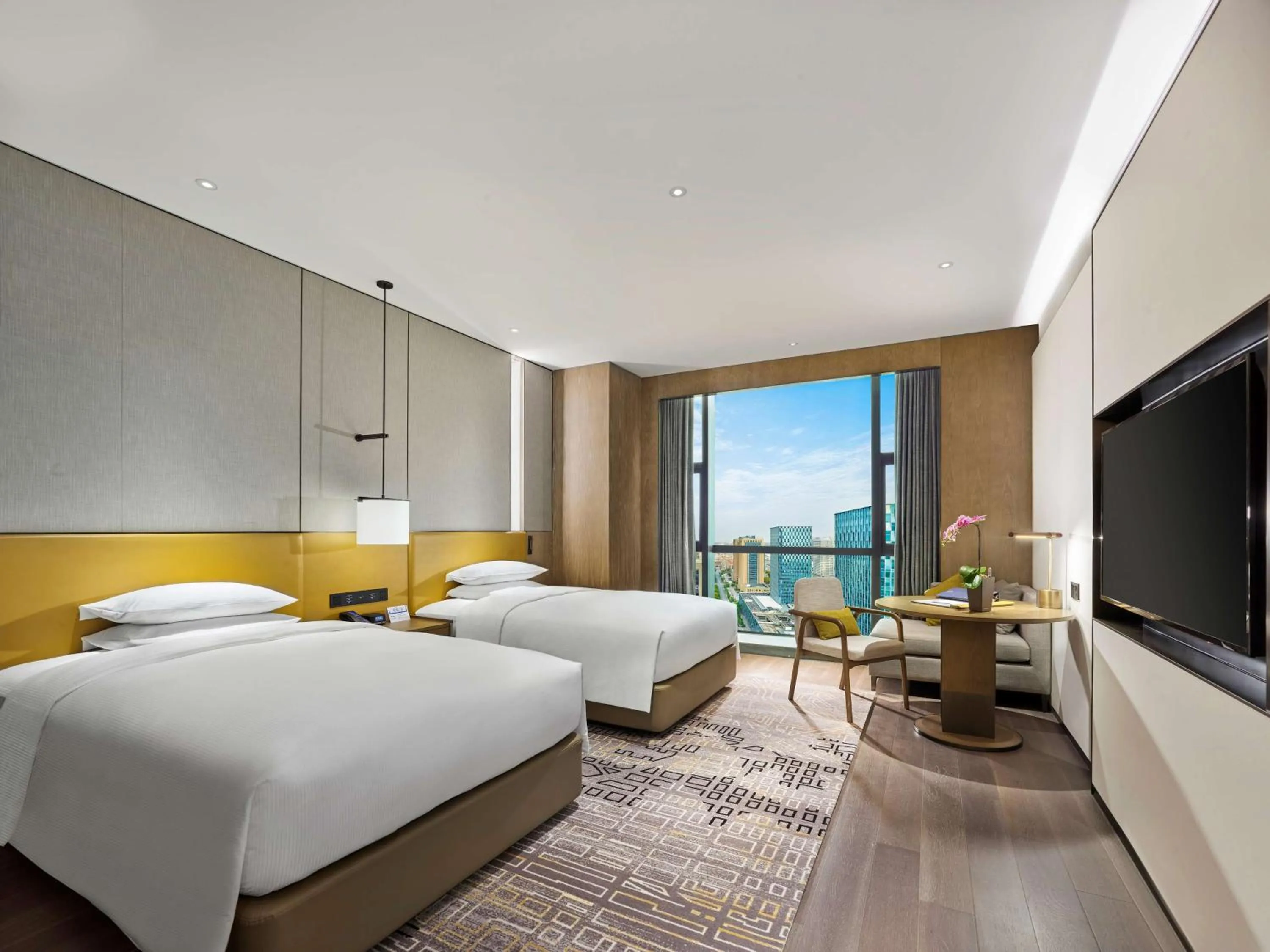 Bedroom, Bed in Hilton Jiaxing