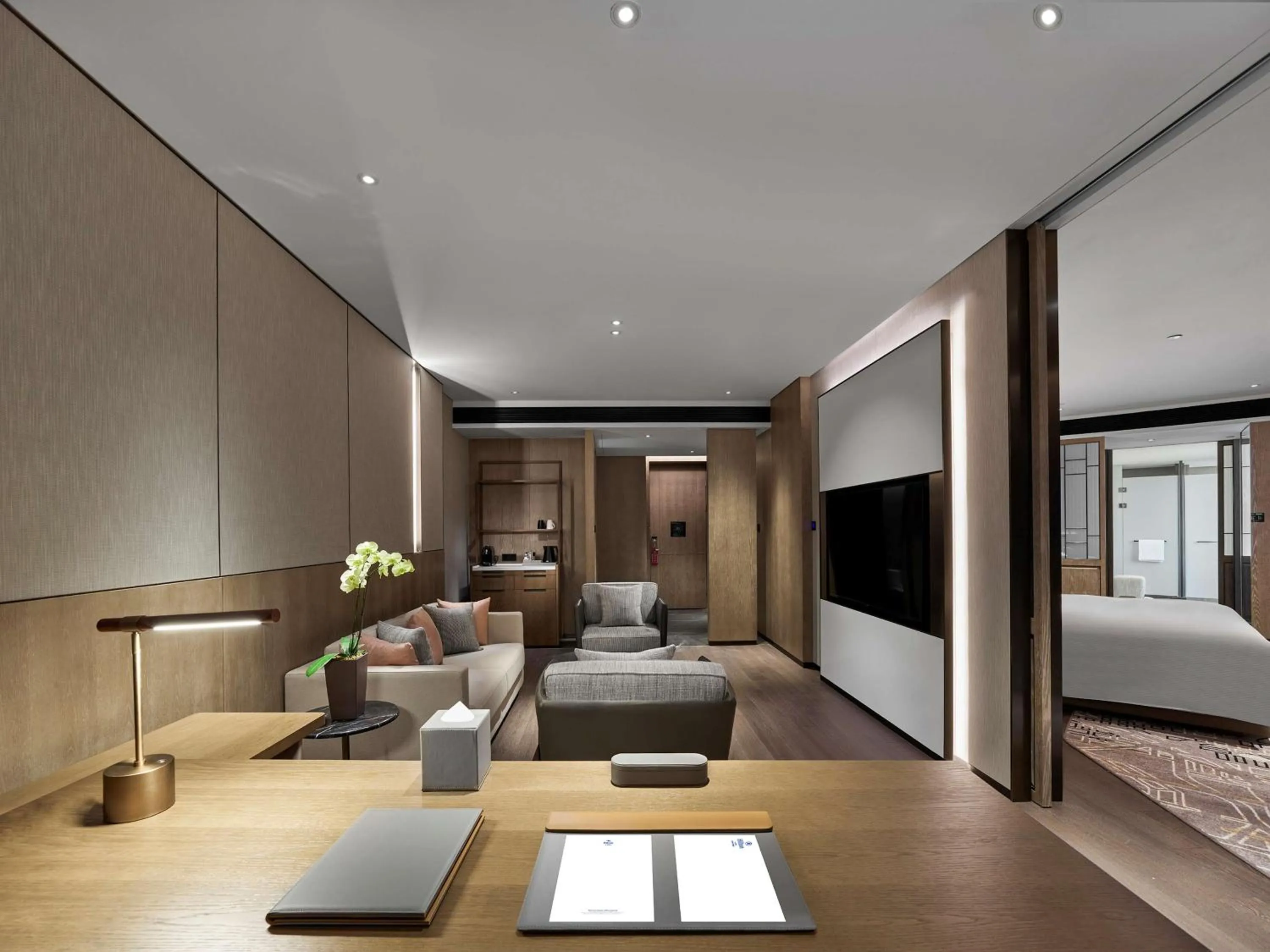 Bedroom, Bed in Hilton Jiaxing