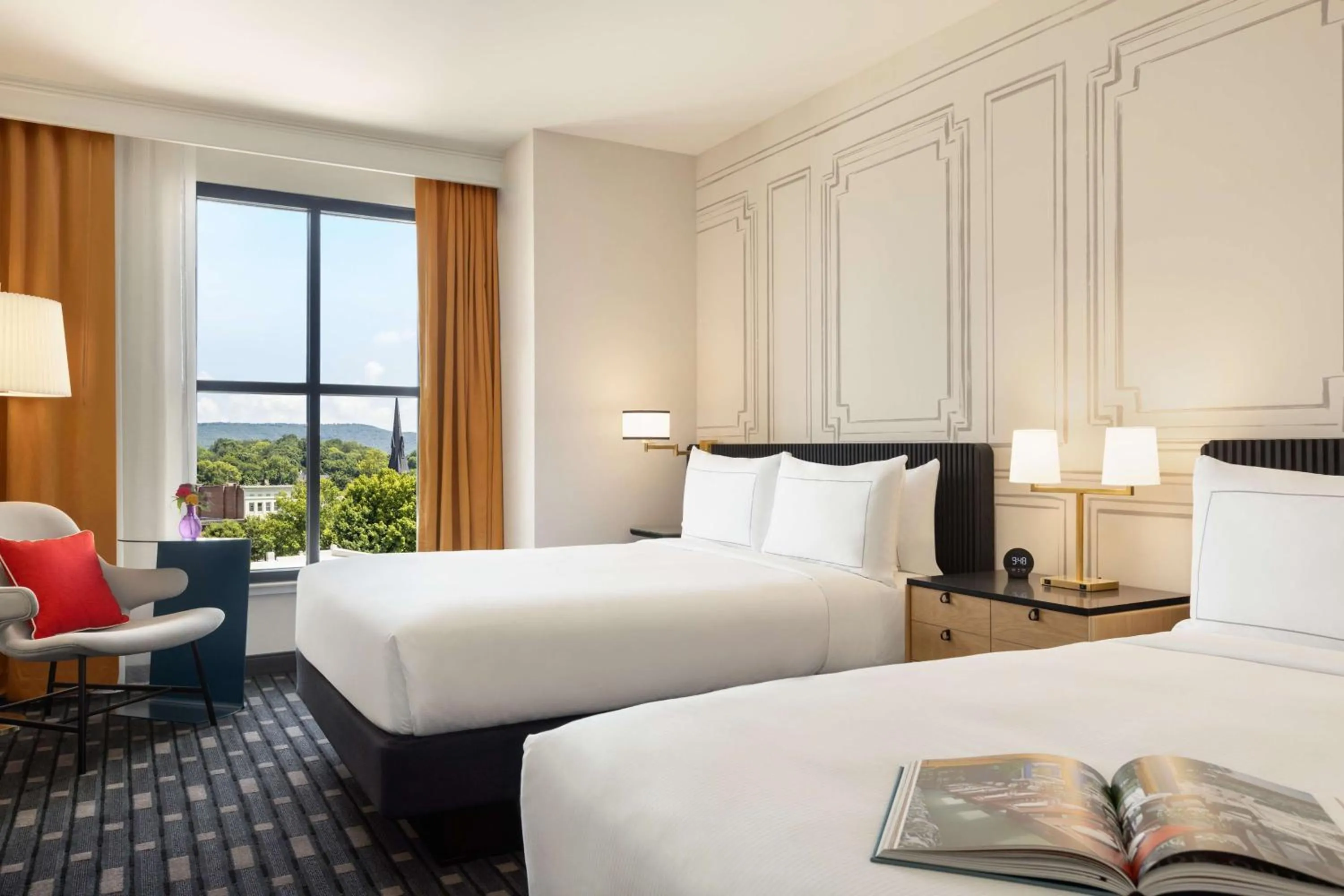 Bed in 106 Jefferson Huntsville, Curio Collection by Hilton